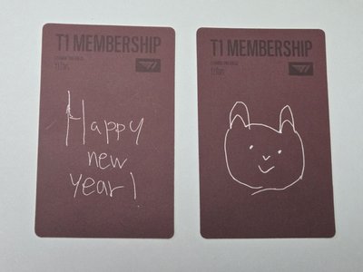 Oner 2023 新年禮小卡