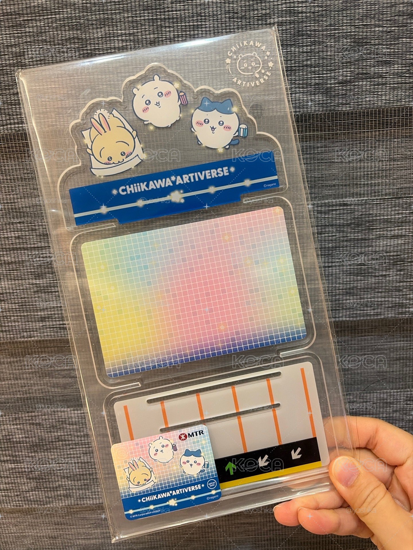 🇭🇰吉伊卡哇 CHiiKAWA ARTIVERSE 港鐵限定 立牌 