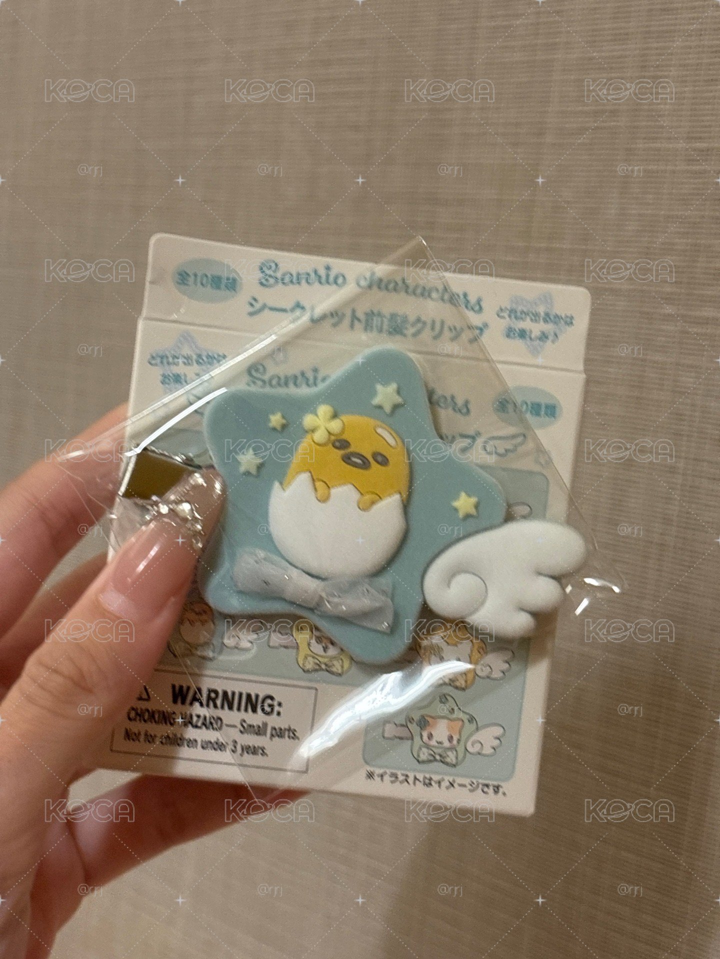 蛋黃哥髮夾