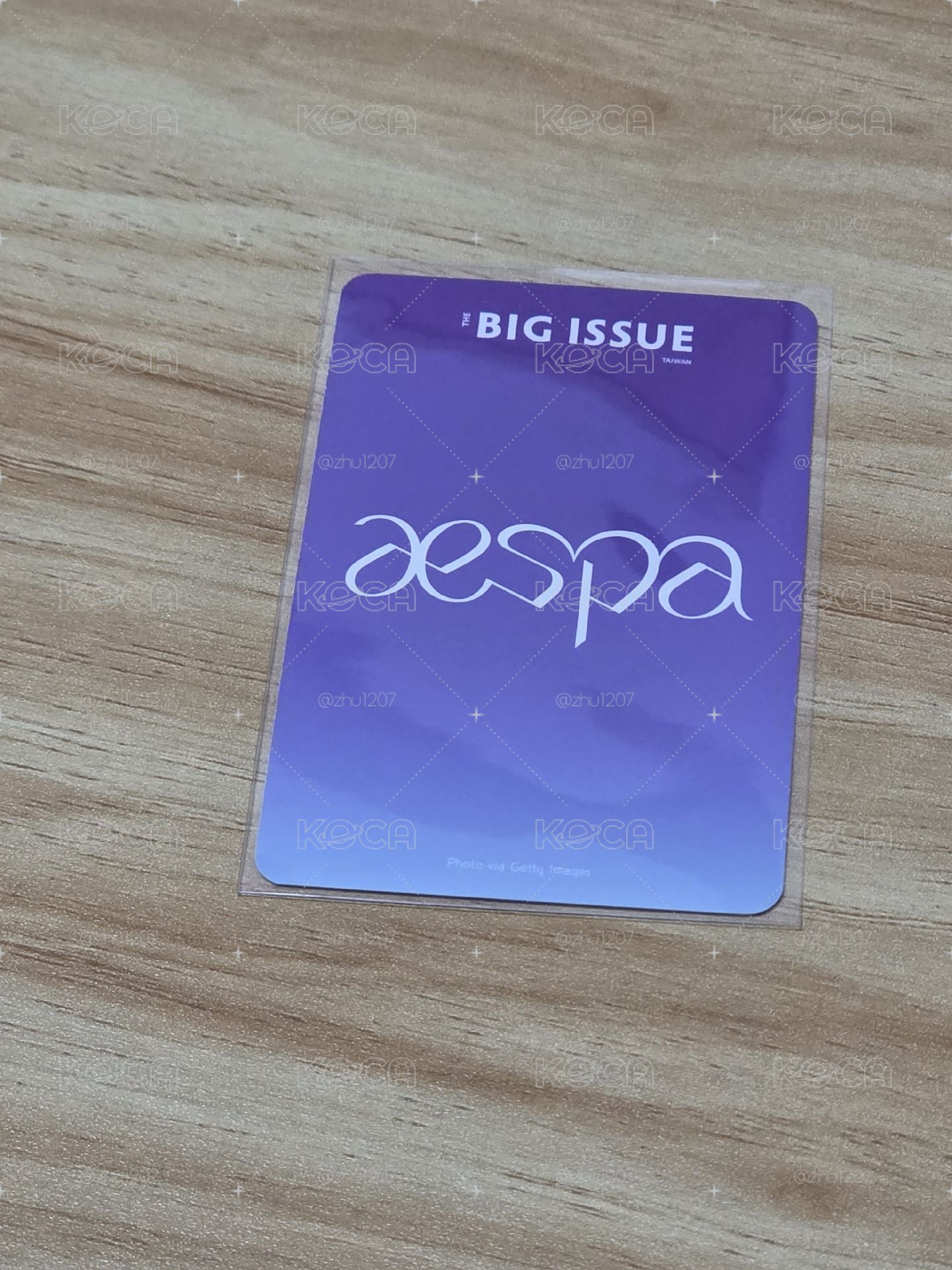 寧寧 æspa aespa 大誌雜誌 BIG ISSUE 雜誌卡