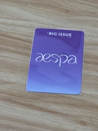 寧寧 æspa aespa 大誌雜誌 BIG ISSUE 雜誌卡