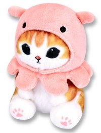 Fukuya景品 S娃 粉章魚頭套