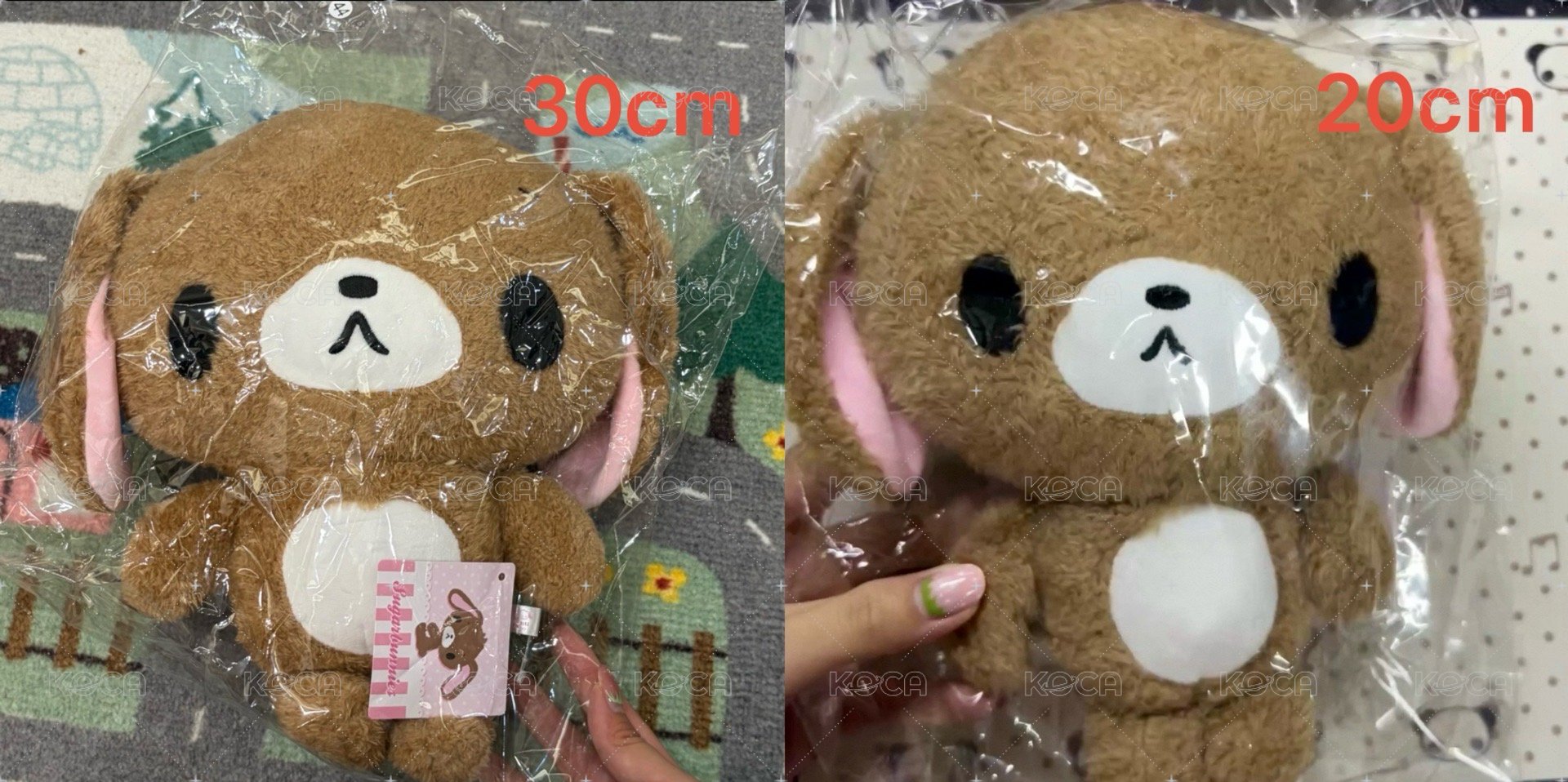 免包手 現貨 全新 蜜糖邦尼 韓國限定 娃娃 甜點兔 焦糖兔子 公仔 大娃 30cm 20cm 毛絨娃娃 公仔 韓版