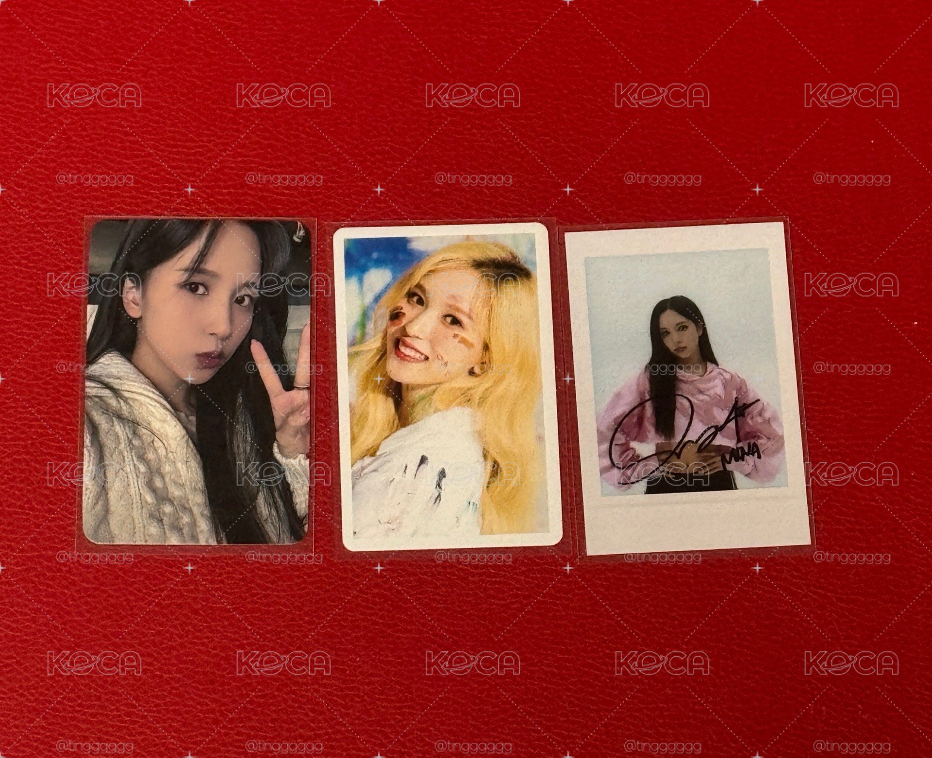 TWICE MINA Fanfare 擊掌卡