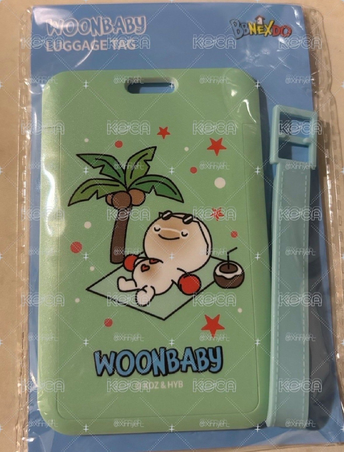 BBNEXDO 台北快閃 行李吊牌 雲寶寶 WOONBABY 全新未拆 