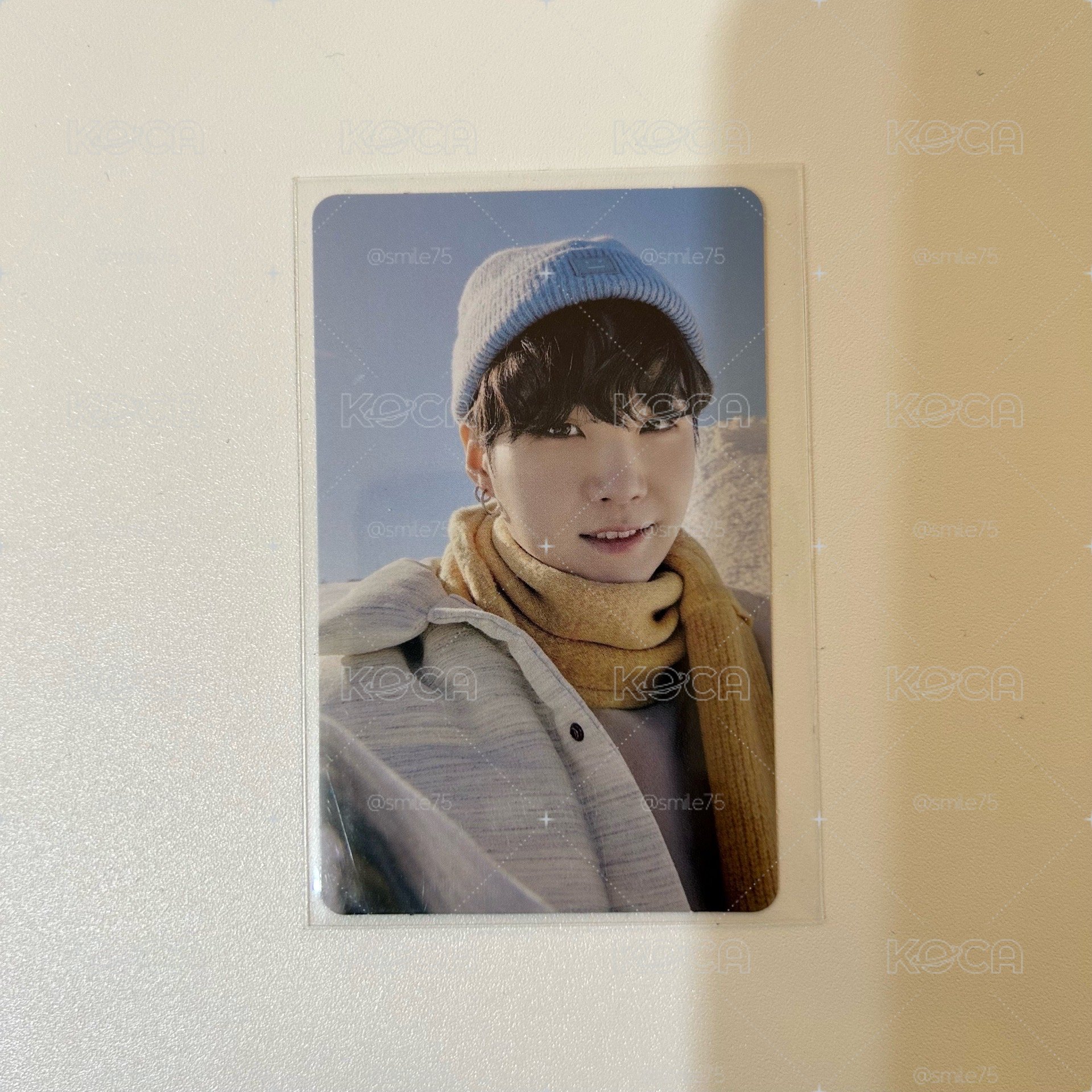 BTS 防彈少年團 閔玧其 SUGA 2021 冬寫其 小卡