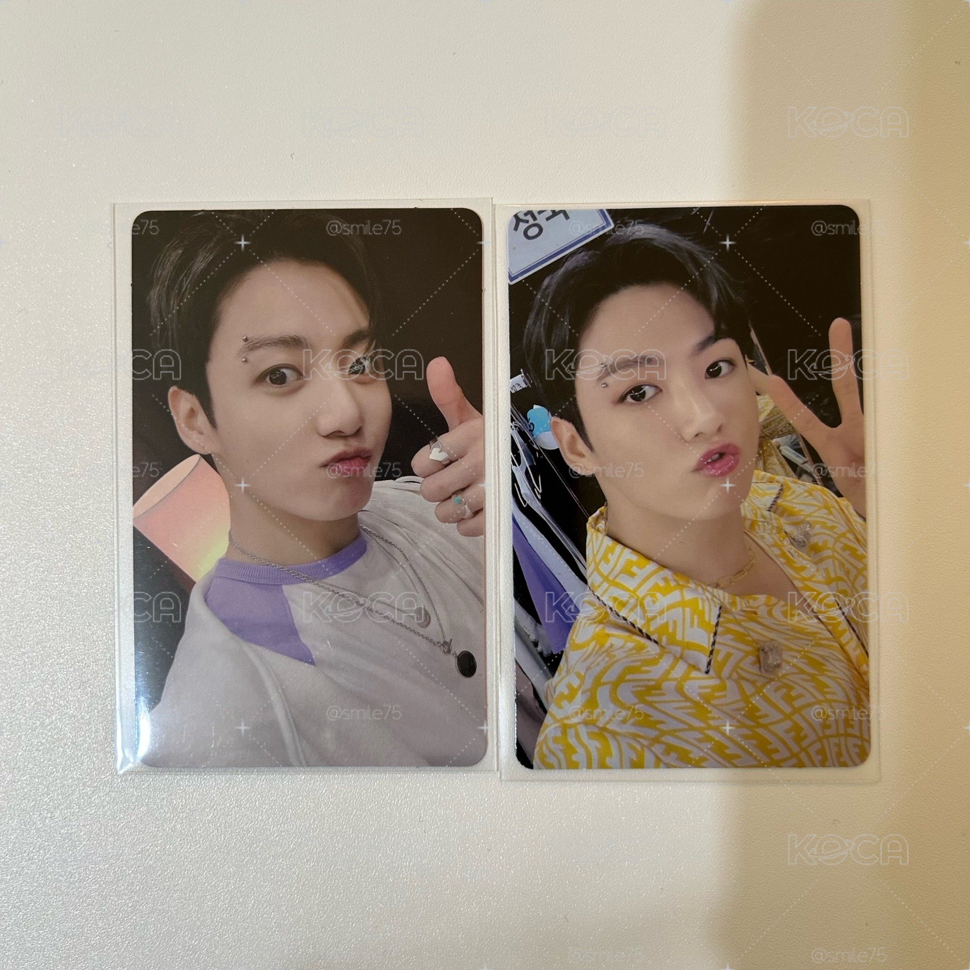 BTS 防彈少年團 田柾國 JK jungkook 小宇宙 sowoozoo 藍光 小卡