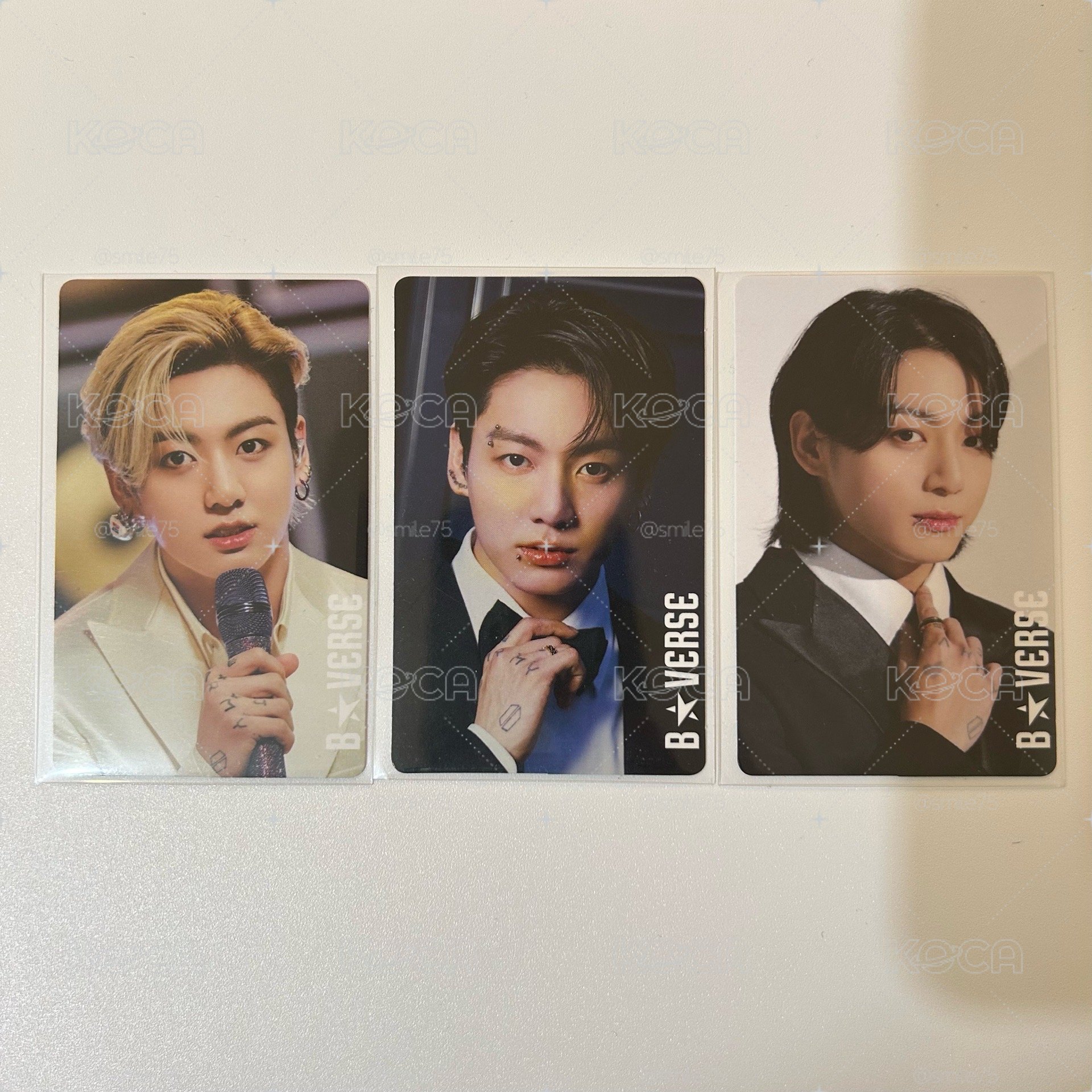 BTS 防彈少年團 田柾國 JK jungkook 2021 Bverse小卡 特典 入場卡 場限卡