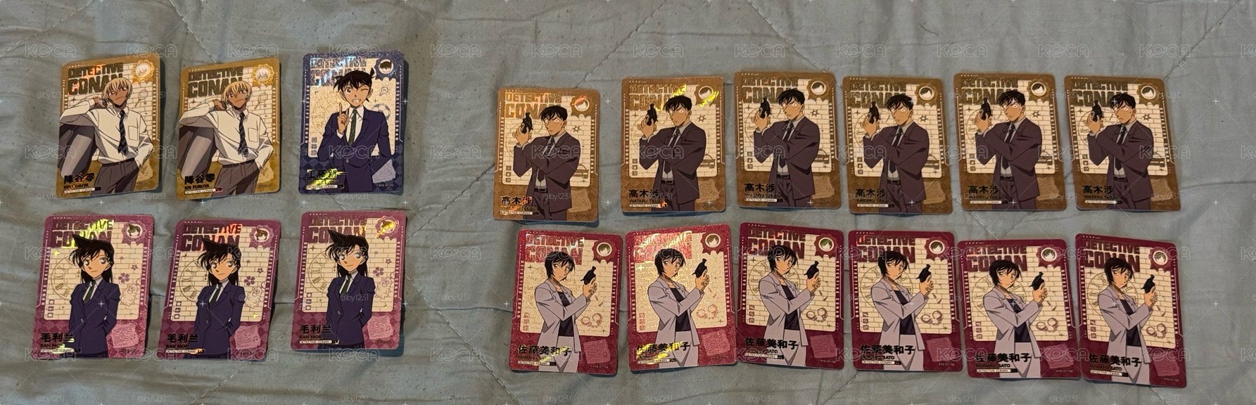 名偵探柯南 尋找真相 賞卡 安室透 新一 小蘭 高木 佐藤