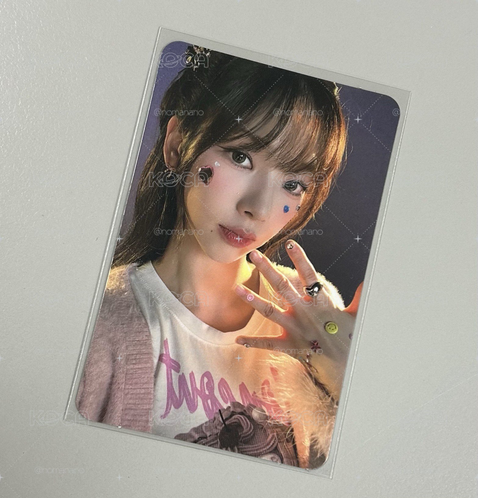 Karina💙sw簽售柚 點點貼同造型