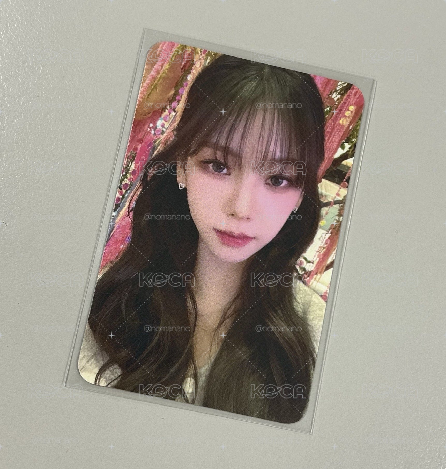 Karina💙illusion鑰匙圈卡