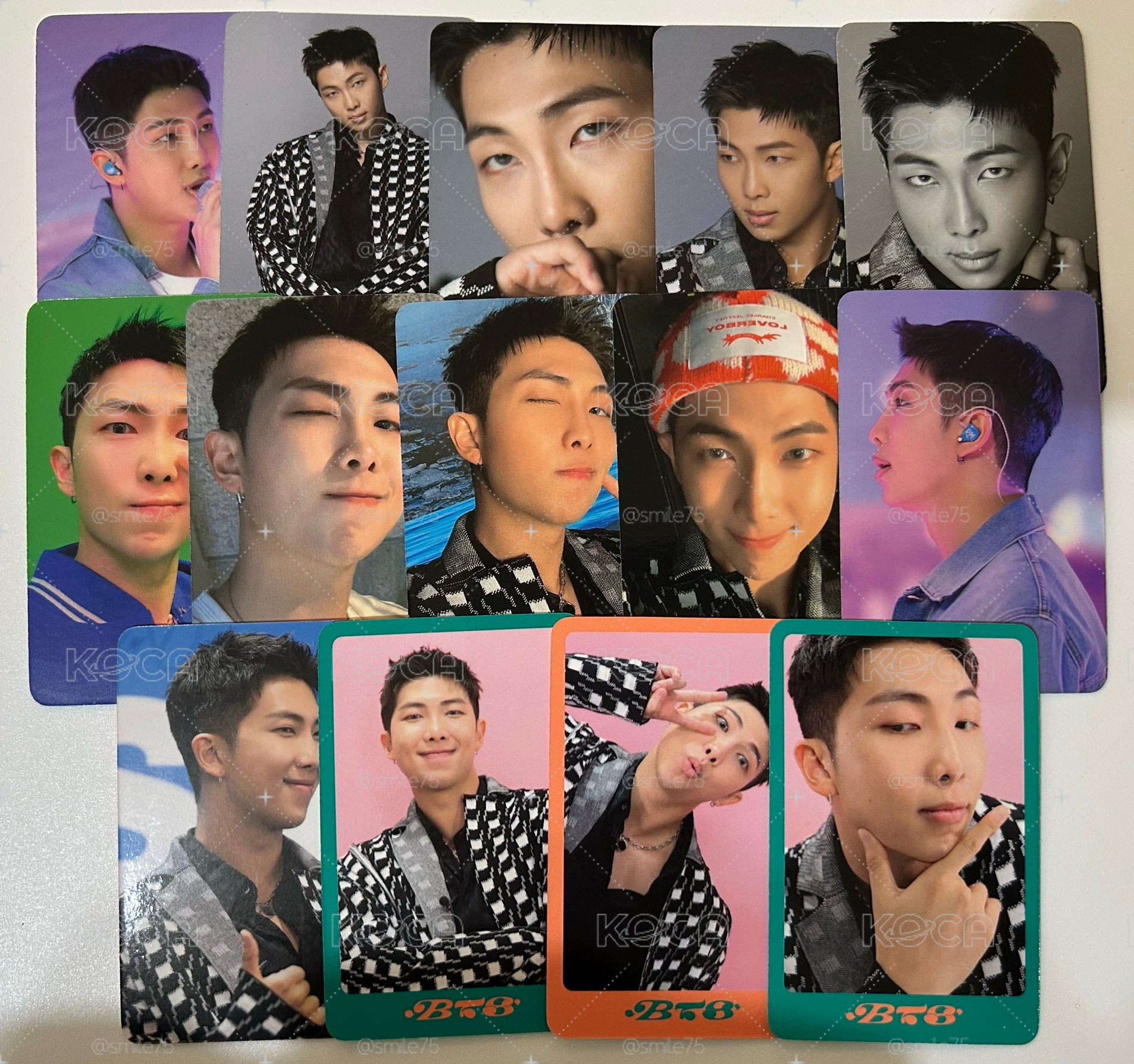 BTS 防彈少年團 RM 金南俊 Dicon 小卡組