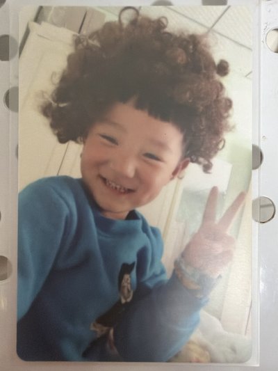 王櫓杰25年台曆童年爆炸頭小卡