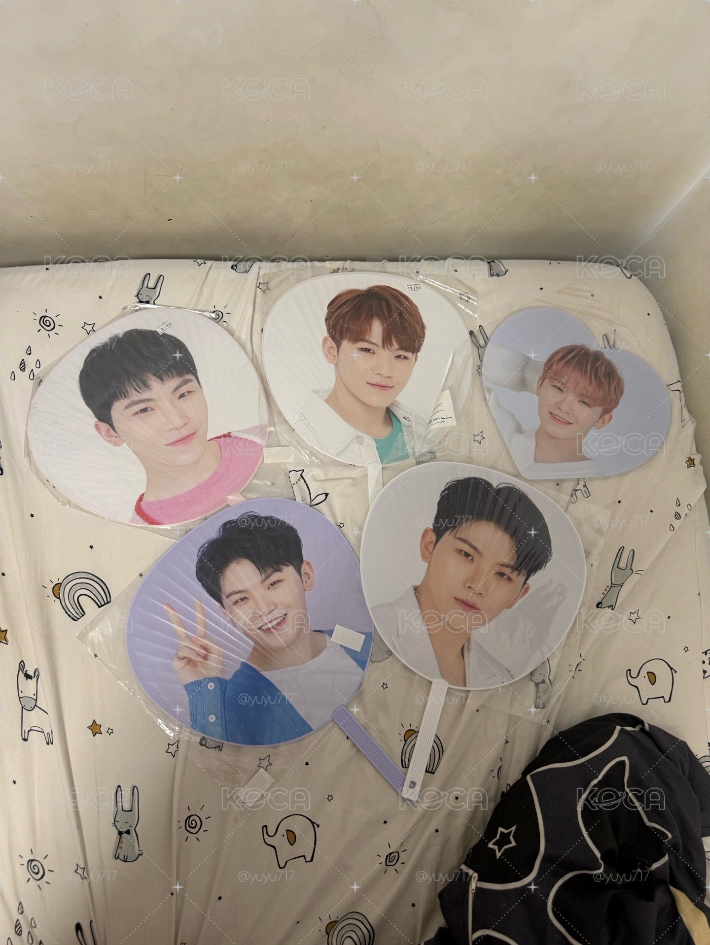 woozi 毛毯扇子小盤