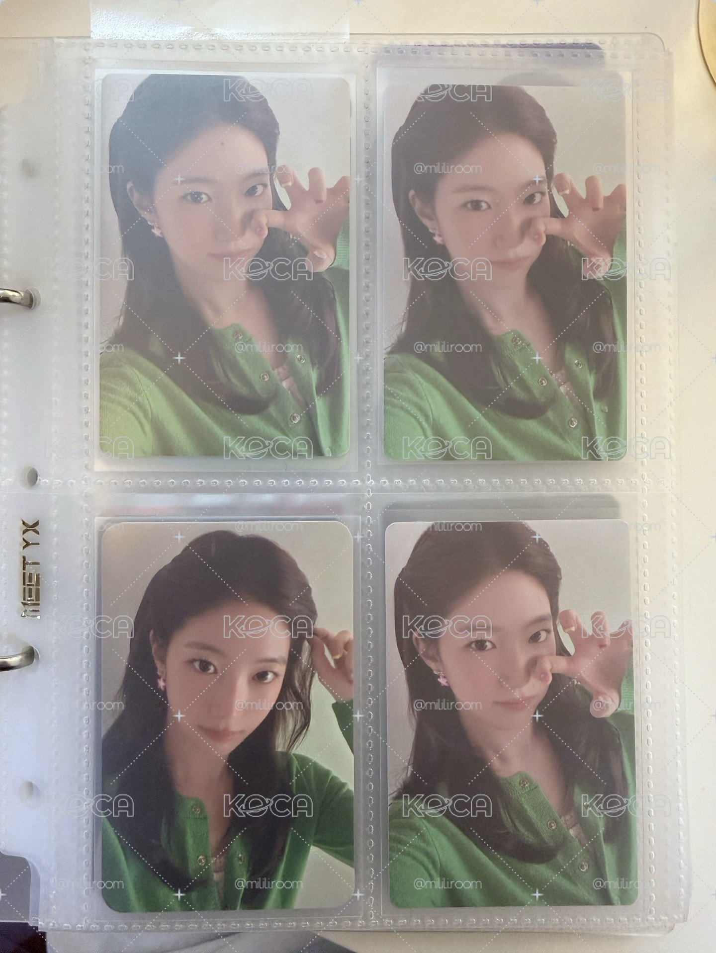 kpopnara 美網特典貓爪葉
