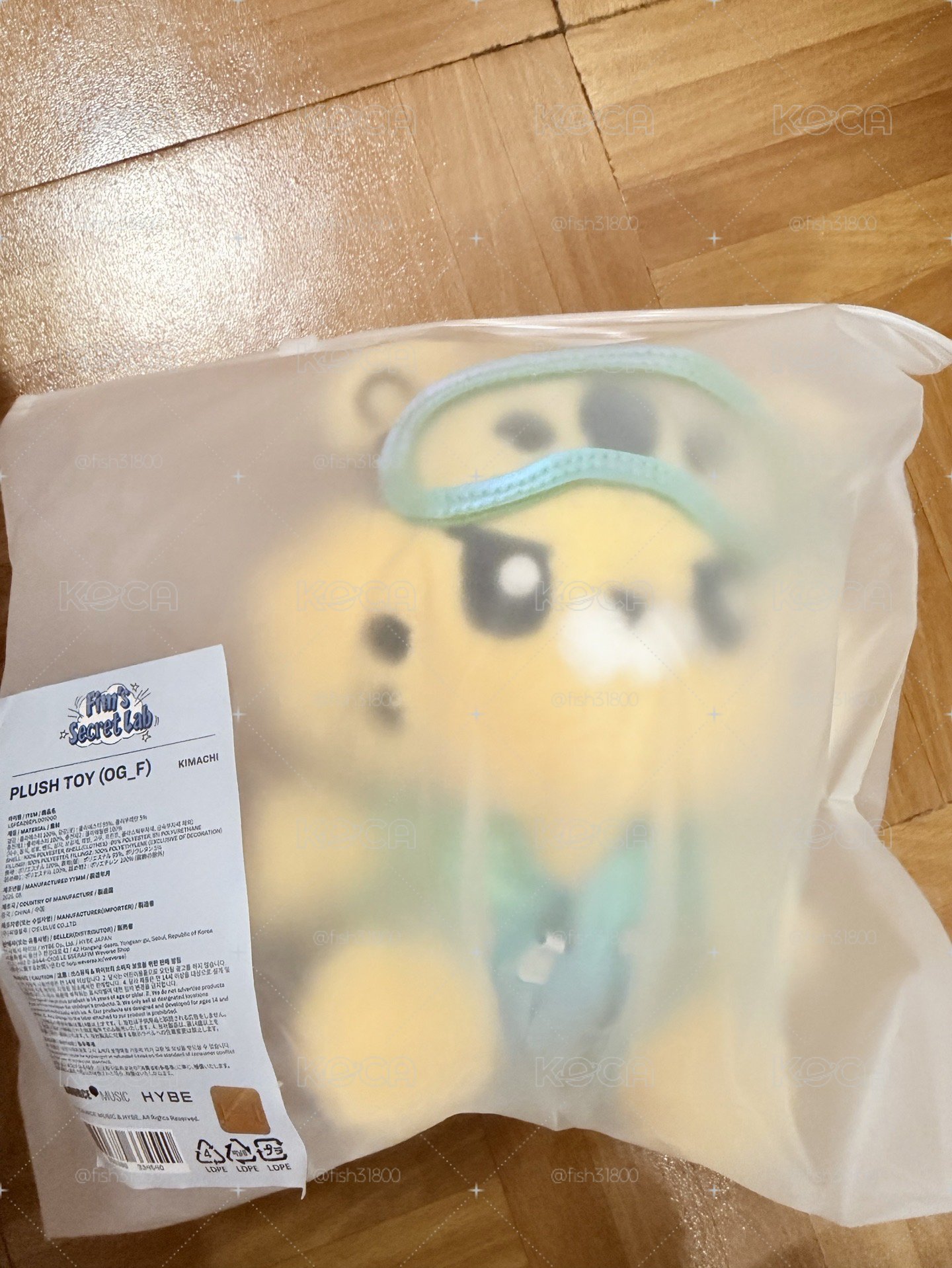 FIM'S SECRET LAB 娃娃玩偶 PLUSH TOY KIMACHI、SAKKUKKU
