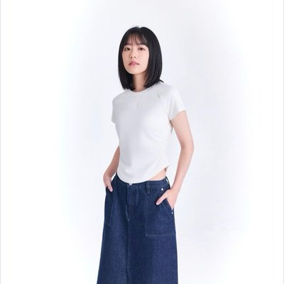 Baseline「抽皺合身上衣S」+滿額棒球禮
