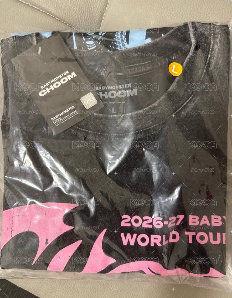 BABYMONSTER 2026-27世巡 菲律賓/澳門 T恤 