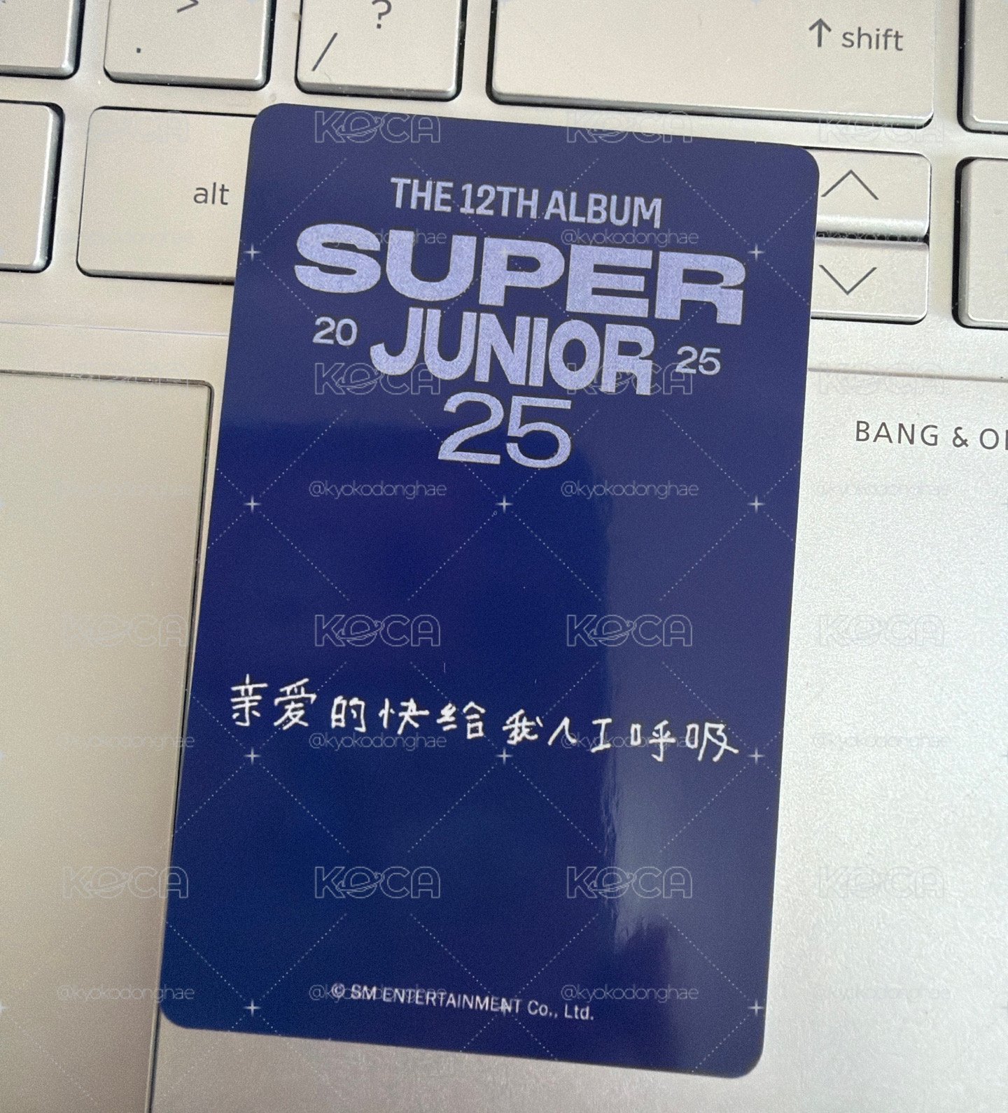 SJ25 KMS特典卡 東海 中文卡背