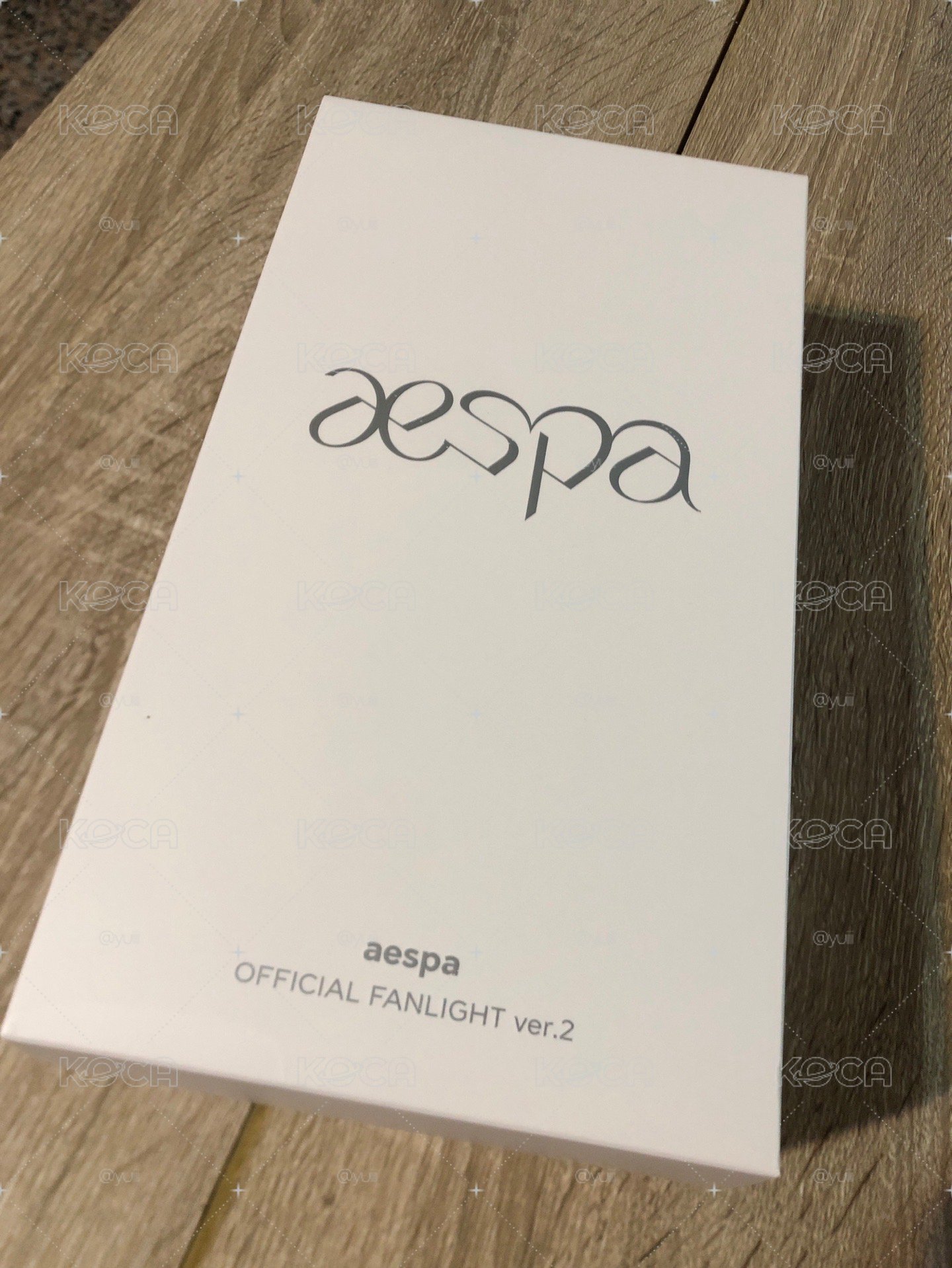 (現貨）aespa 官方全新手燈含卡