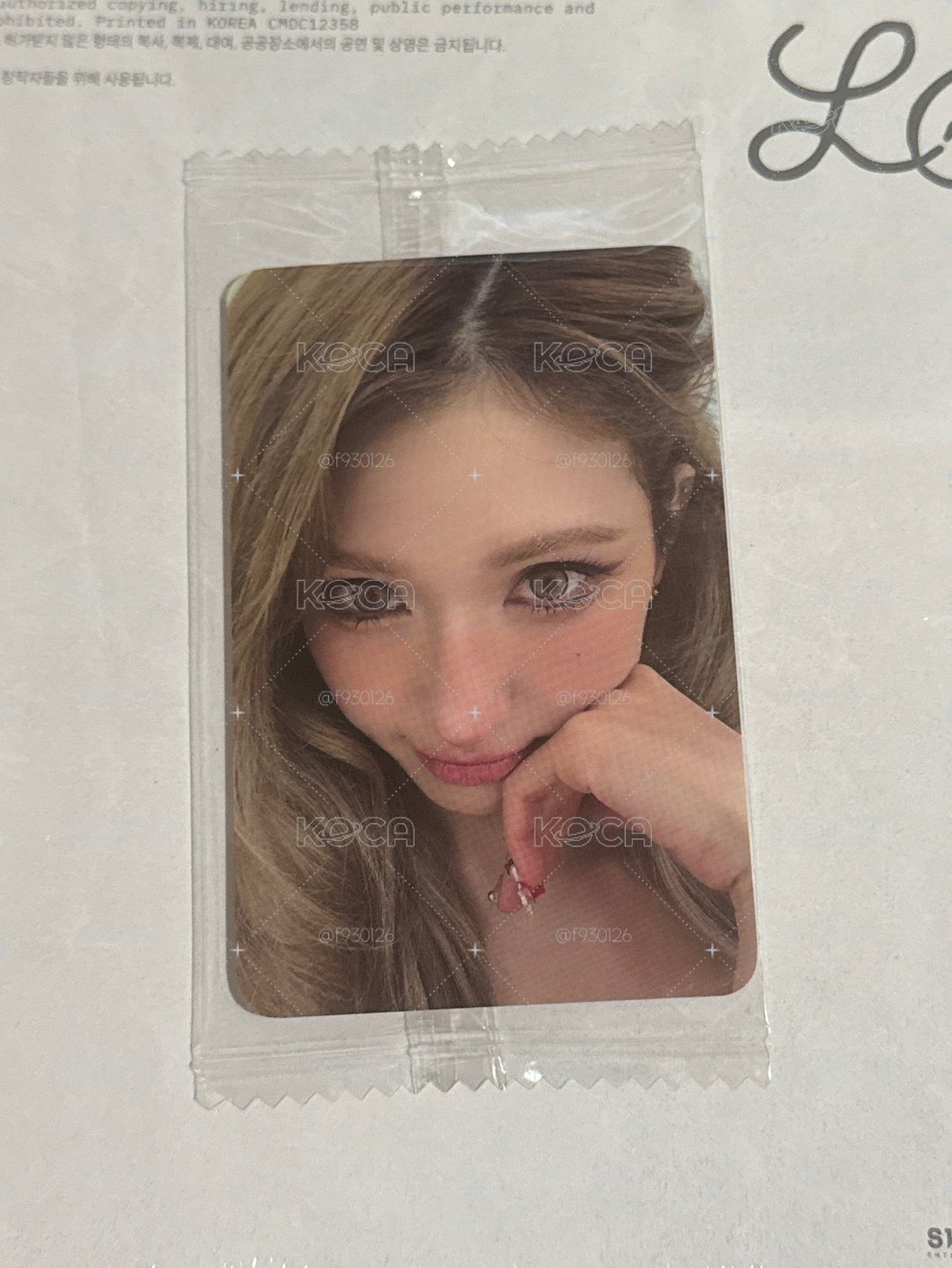 迷3 k4 簽售卡 Somi