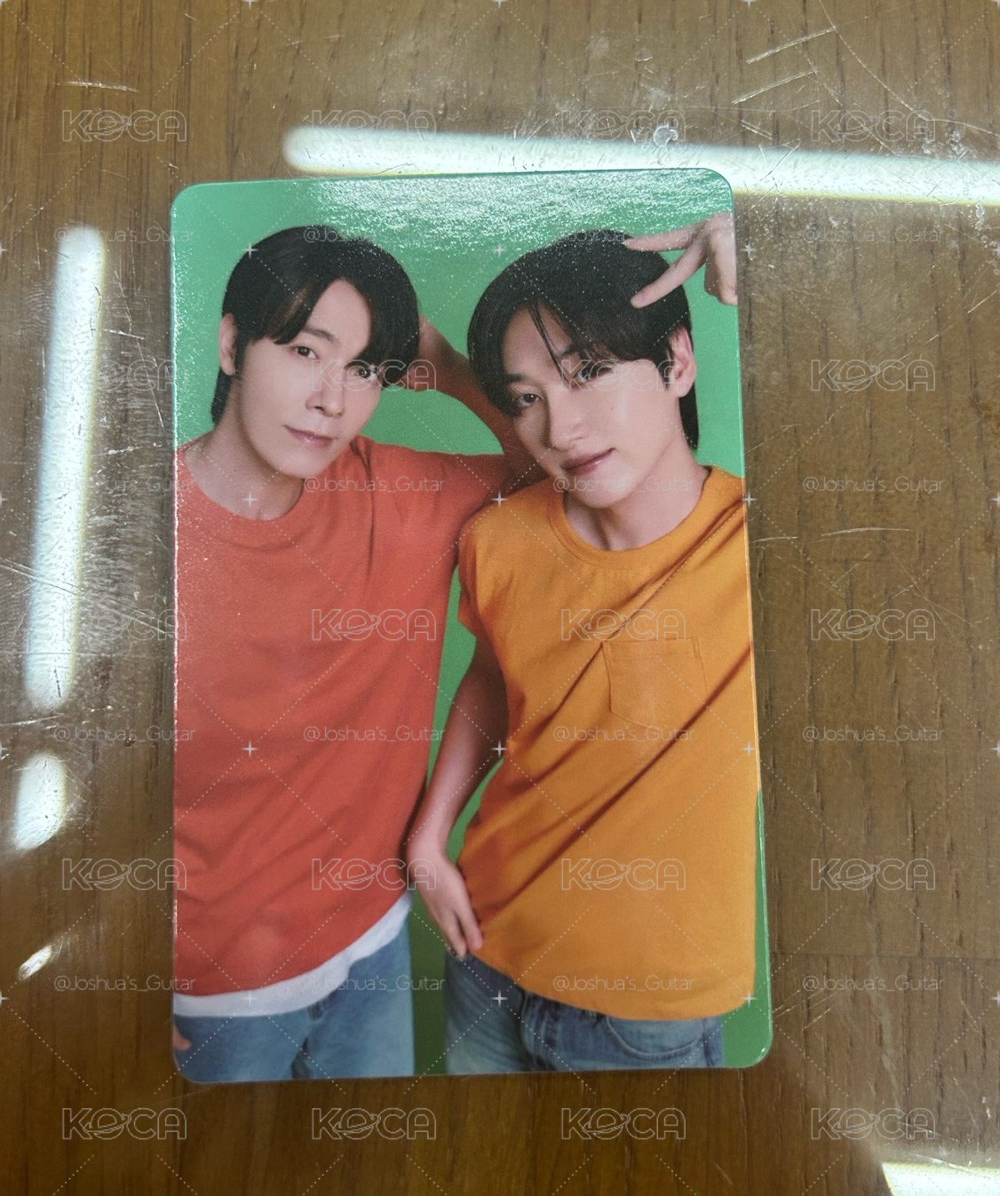 super junior D&E 康是美代言小卡