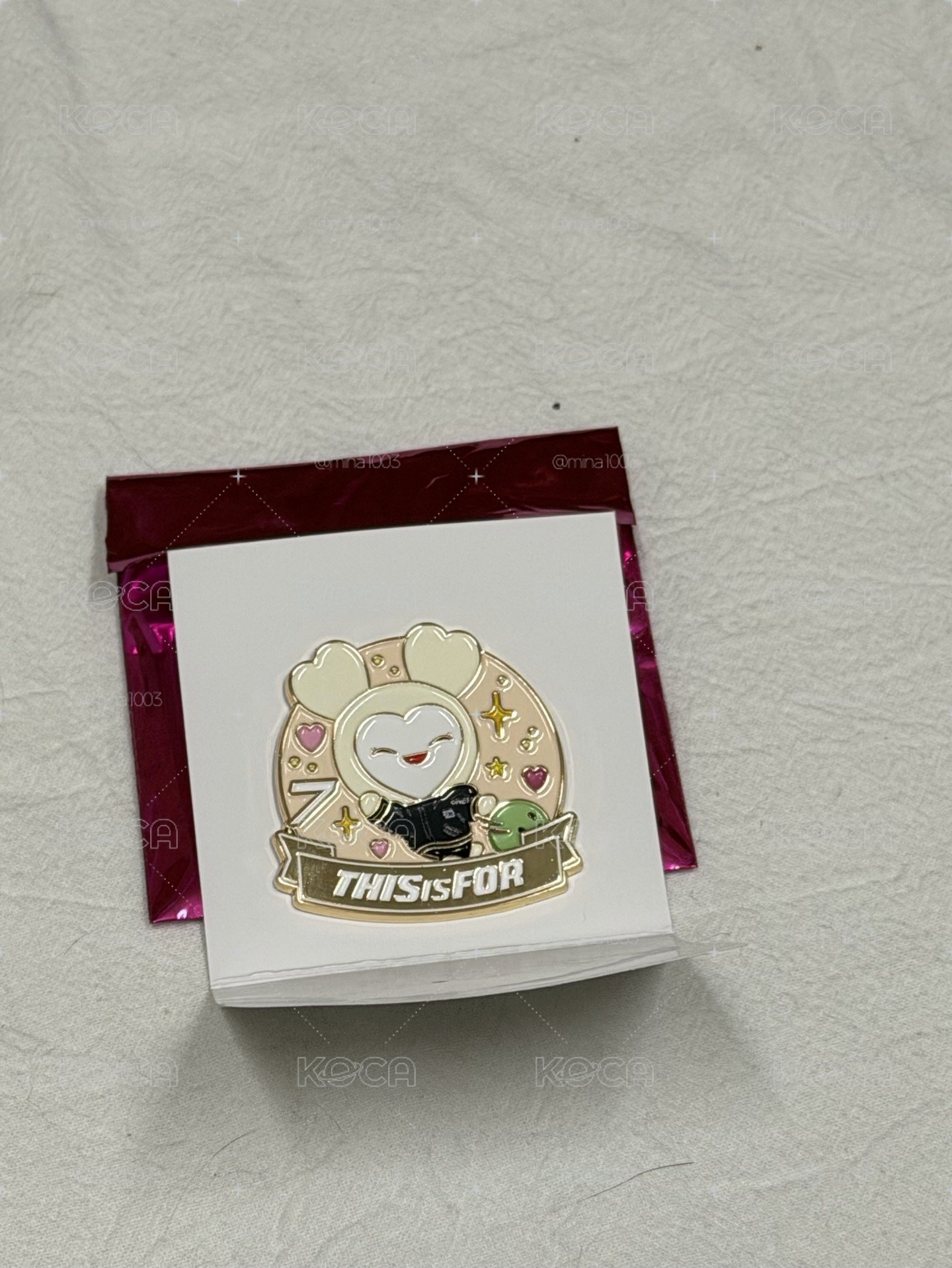 豆 新國立金屬徽章💗