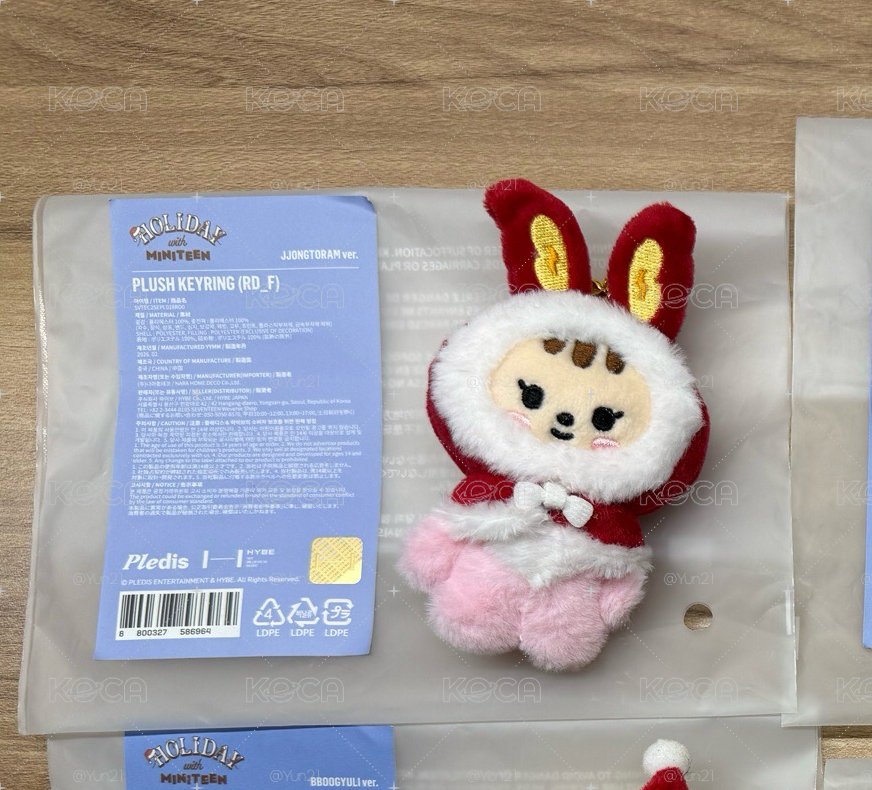 聖誕MINITEEN 漢鑰匙圈吊飾 聖誕漢吊飾