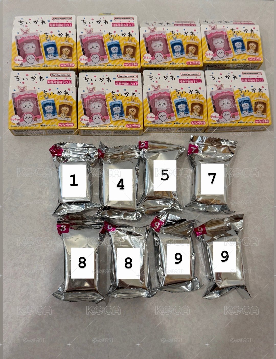 吉伊卡哇 食玩吊飾🍫