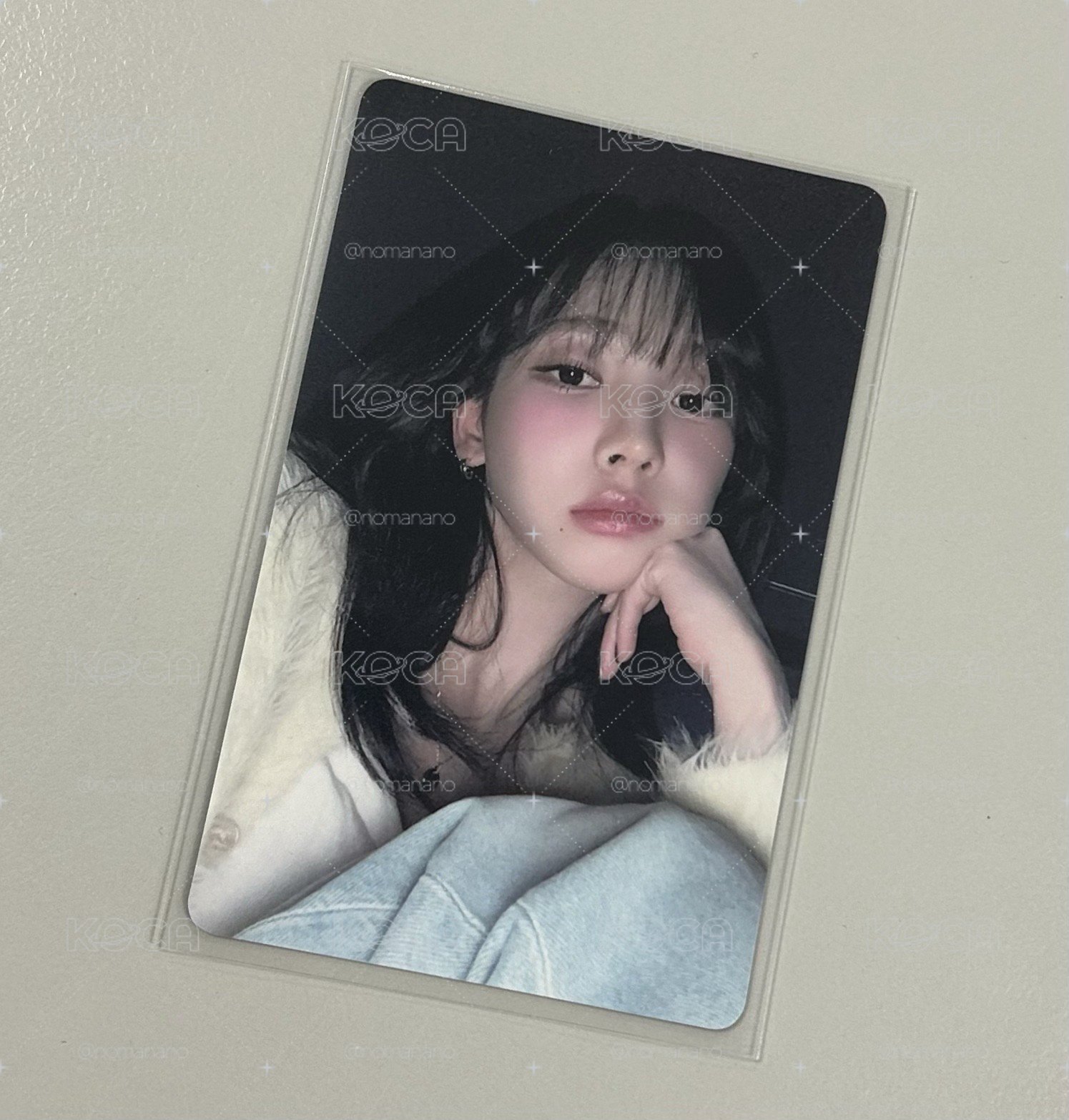 Karina💙kms托臉簽售卡