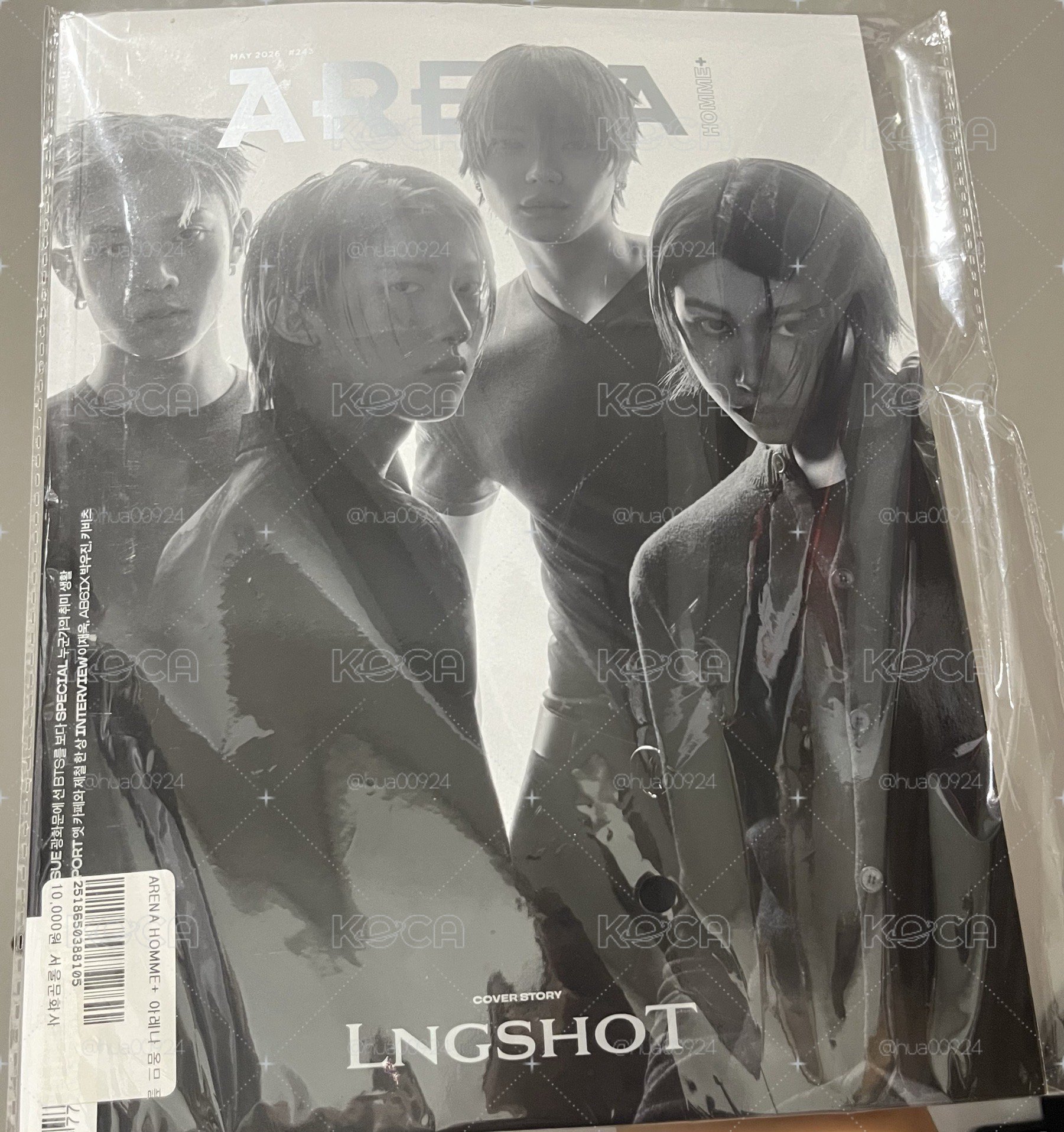 ARENA HOMME 5月號封面 B版(團體) 雜誌 