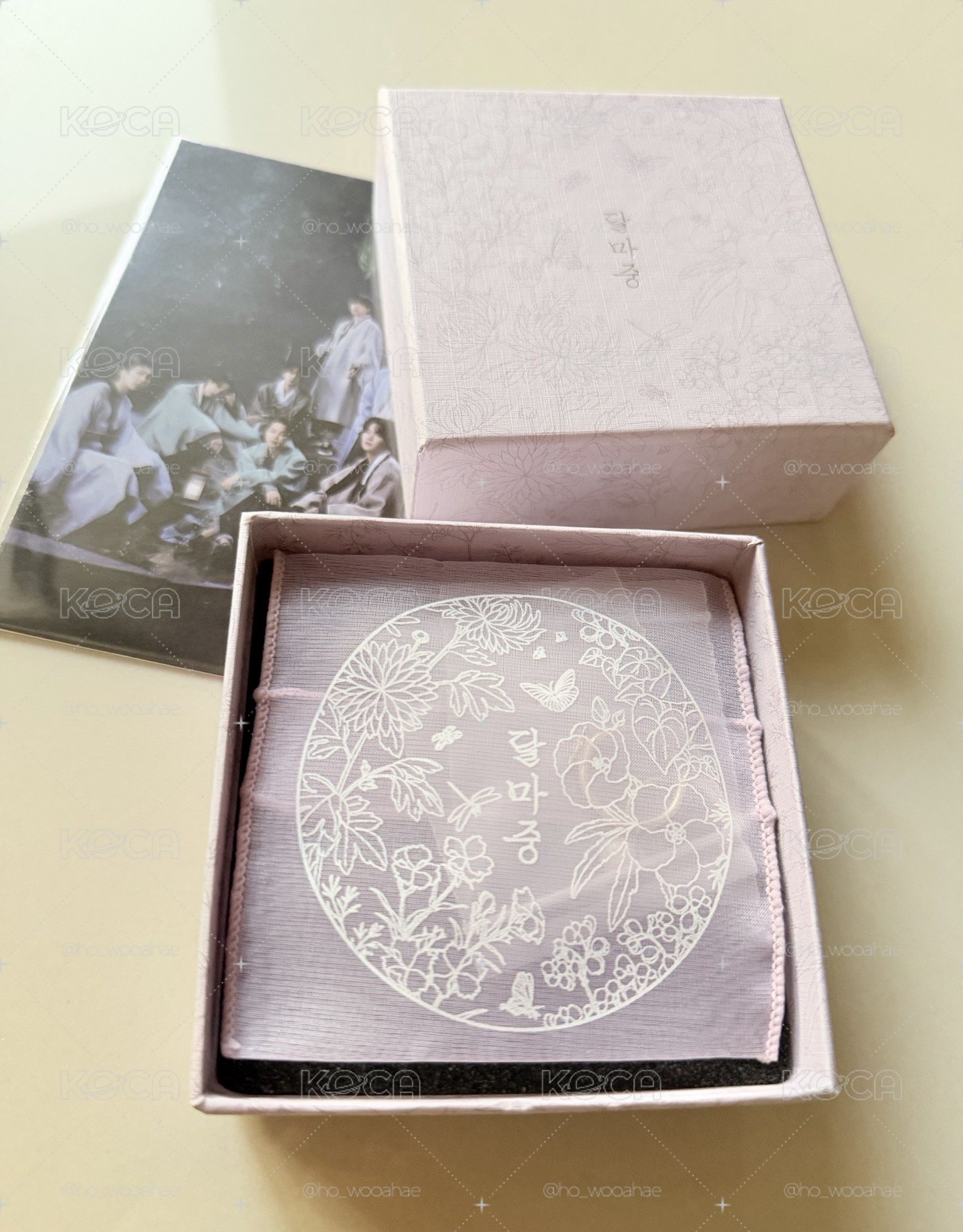 💣BTS 2022 Dalmajung 中秋 달마중 珍珠蝴蝶 耳環 含大卡🦋