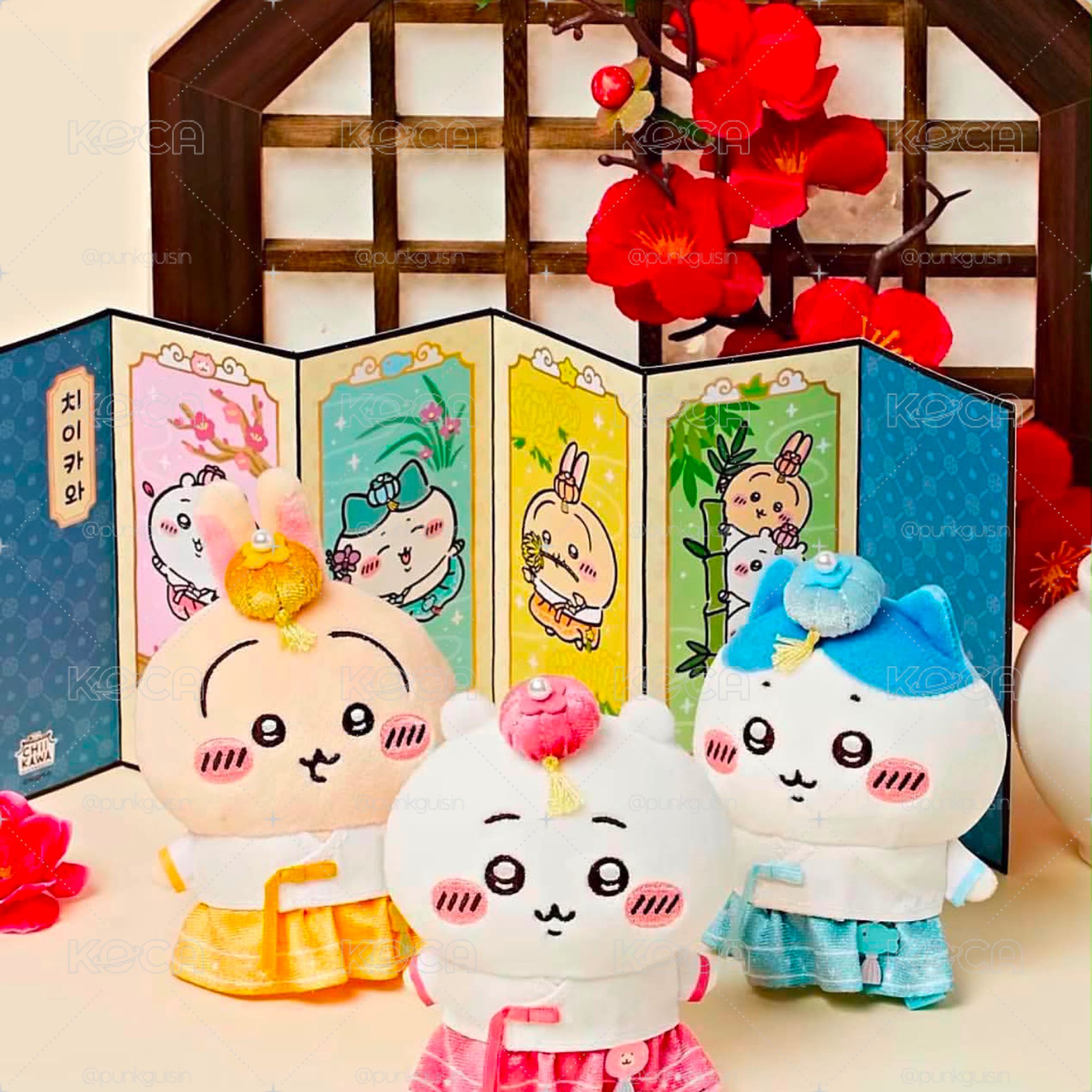 吉伊卡哇韓服三小隻+特典屏風