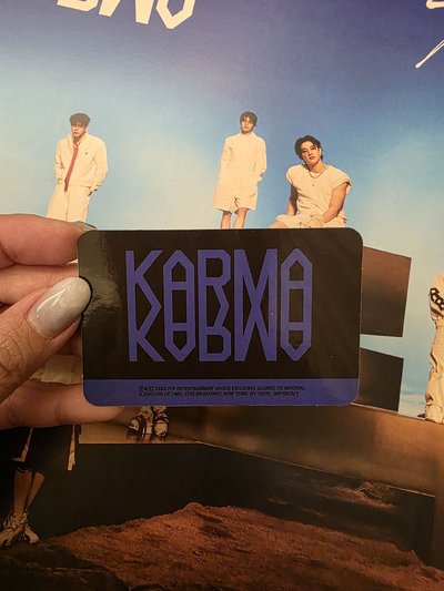 karma 水晶黑膠 團卡