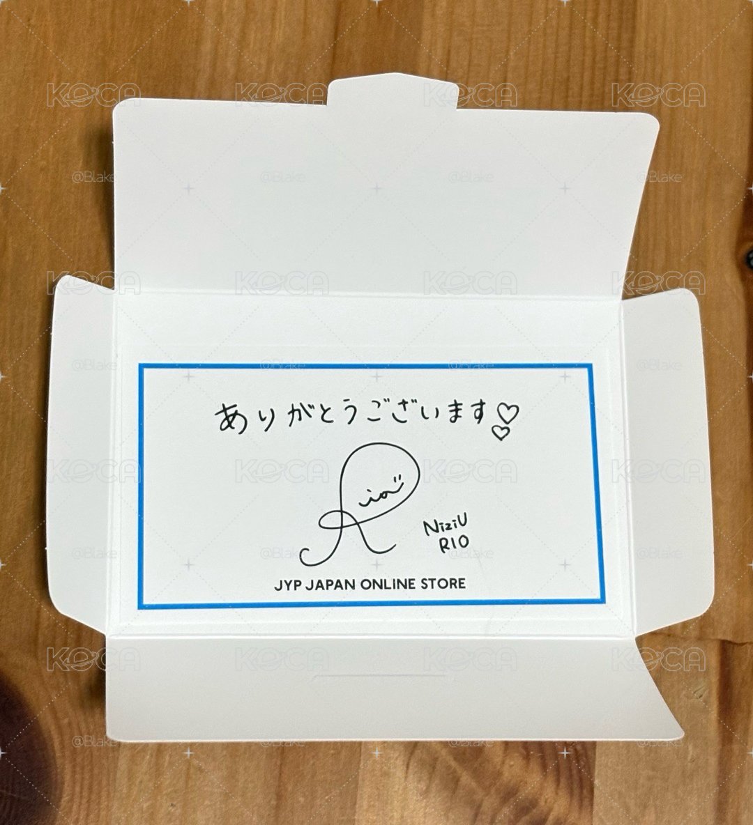 JYP Japan  感謝卡 Rio