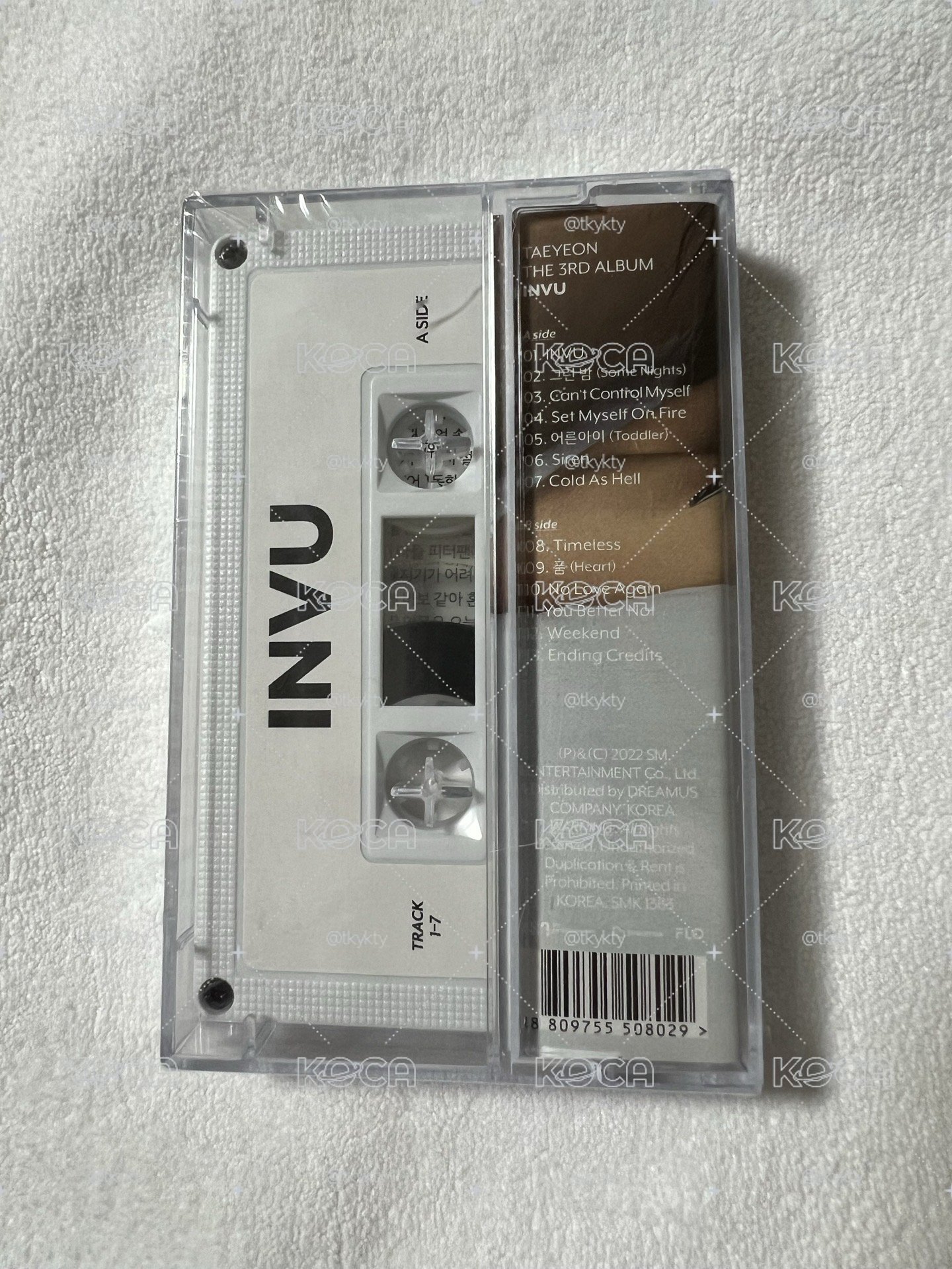 太妍 INVU卡帶 未拆