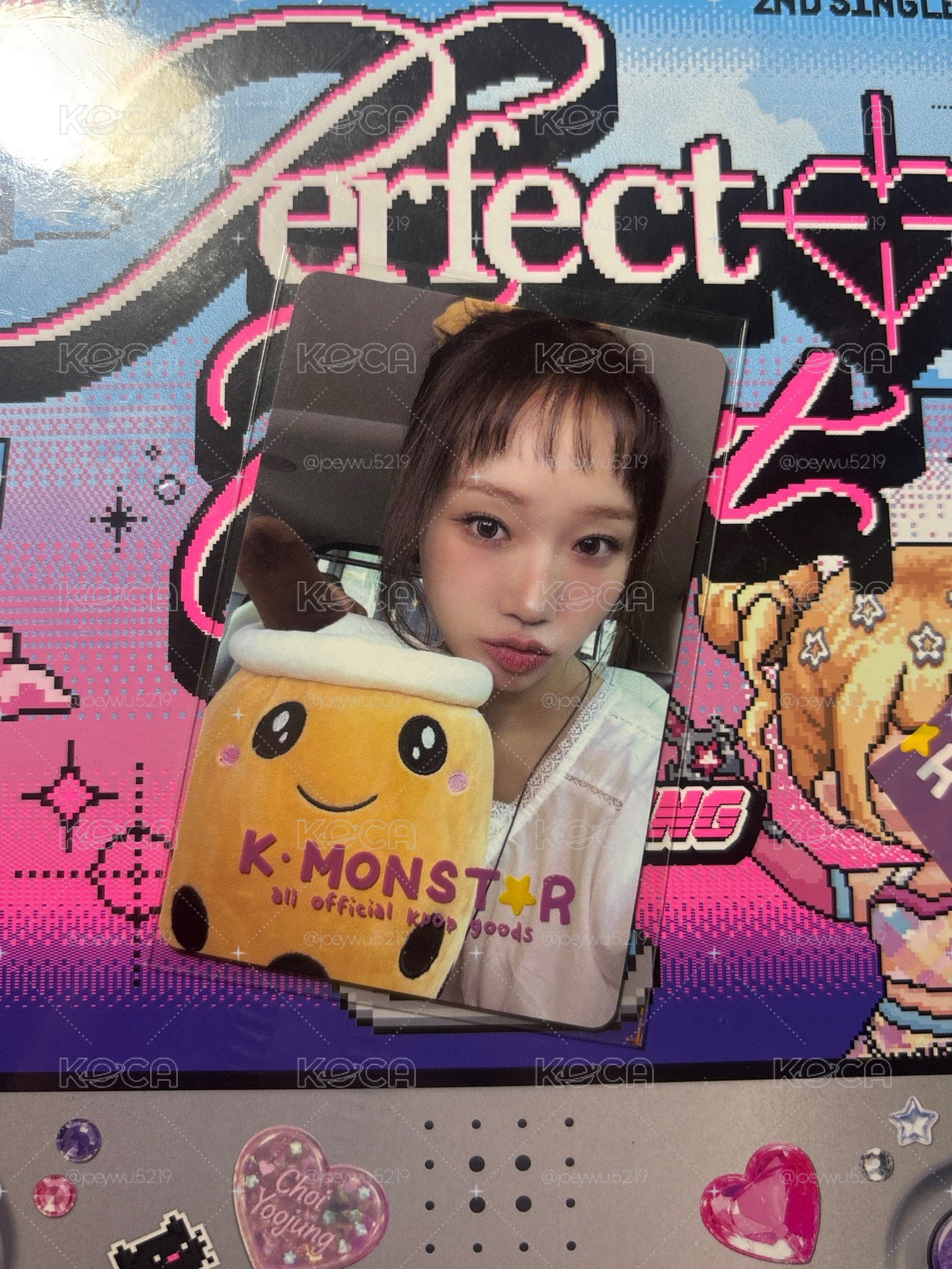 Yoojung Kmonstar一日店長幸運卡