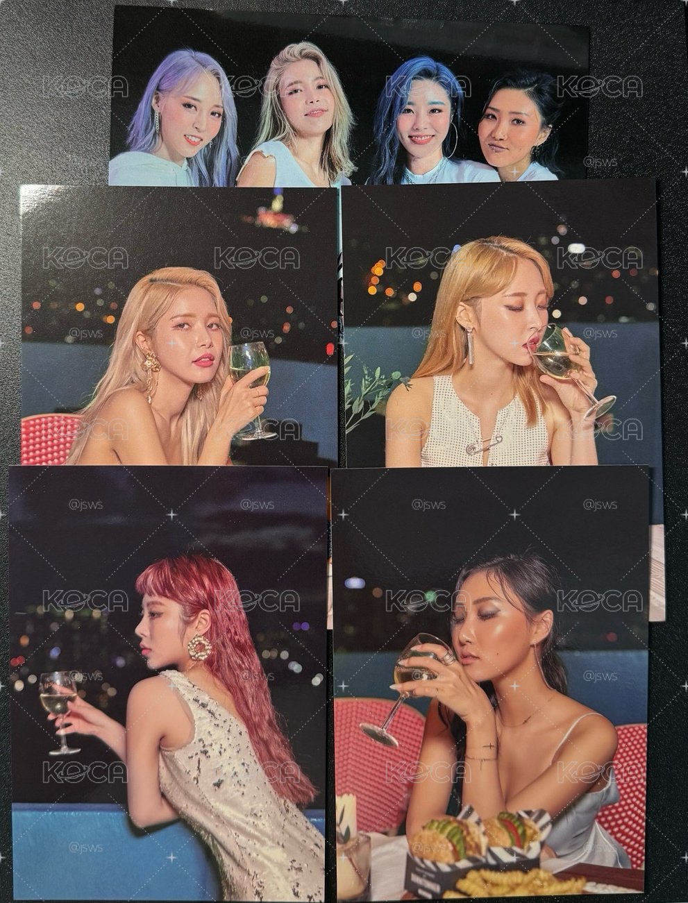 MAMAMOO 明信片 黑專官網特典