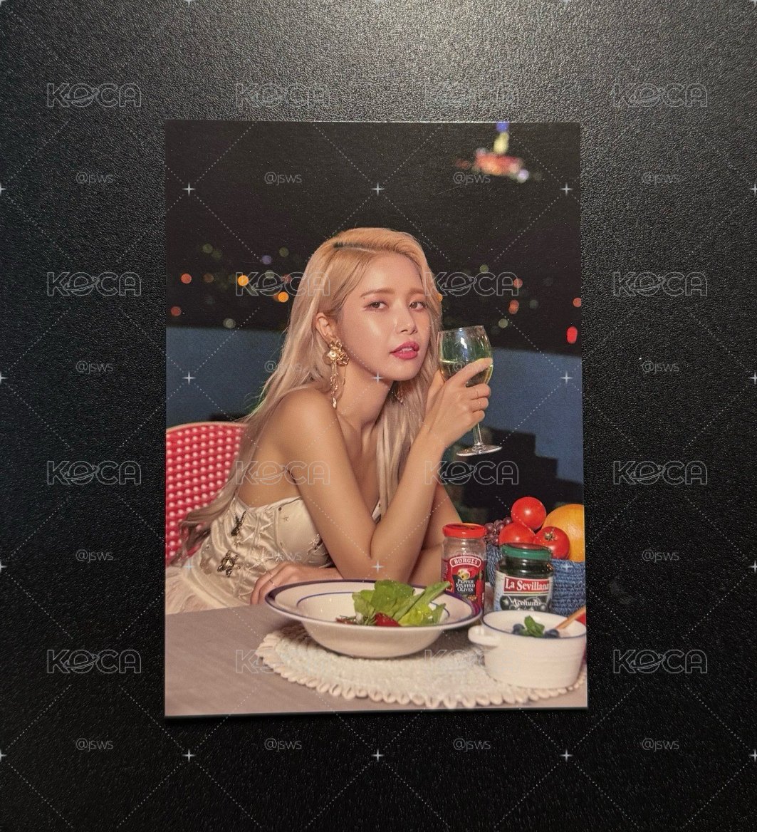 MAMAMOO 明信片 黑專官網特典