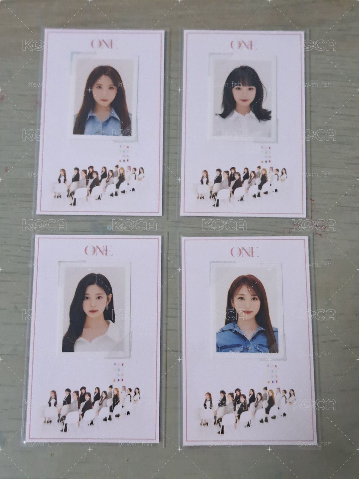 IZ*ONE 解散演唱會 證件照一套