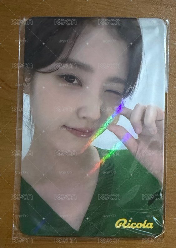 iu 利口樂 代言卡