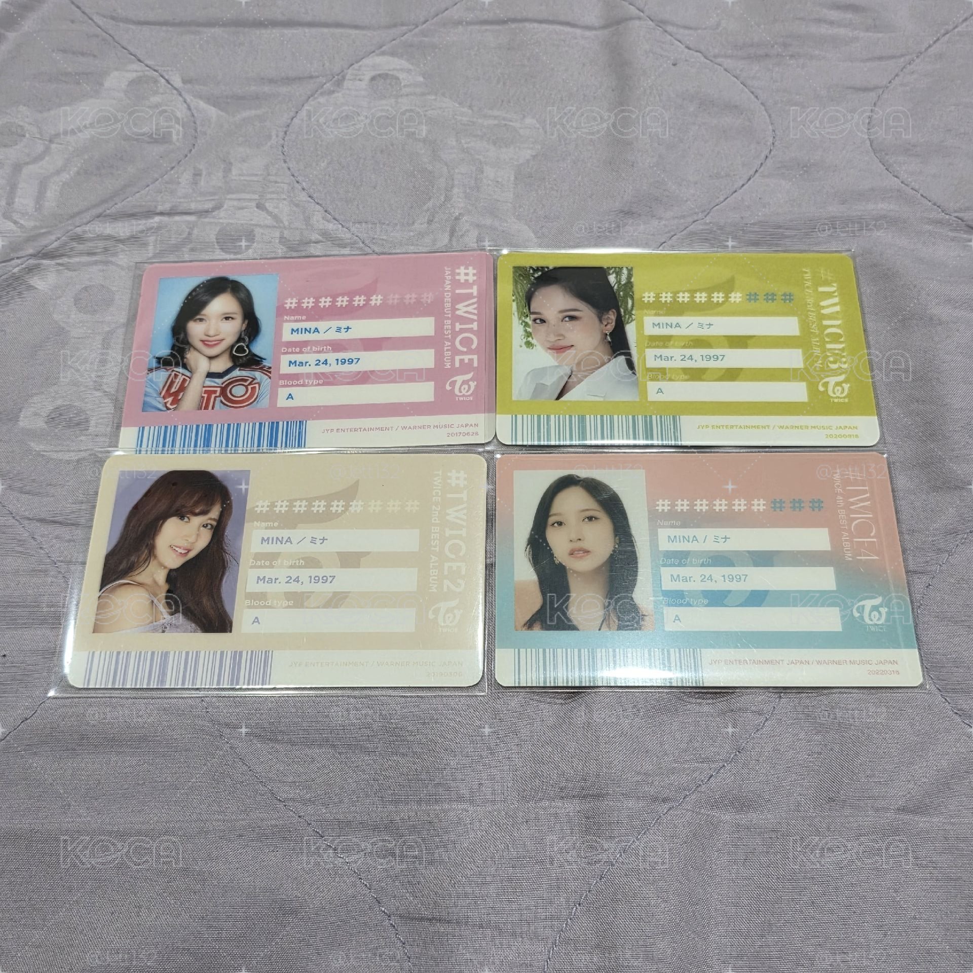 TWICE MINA 日本 ID卡