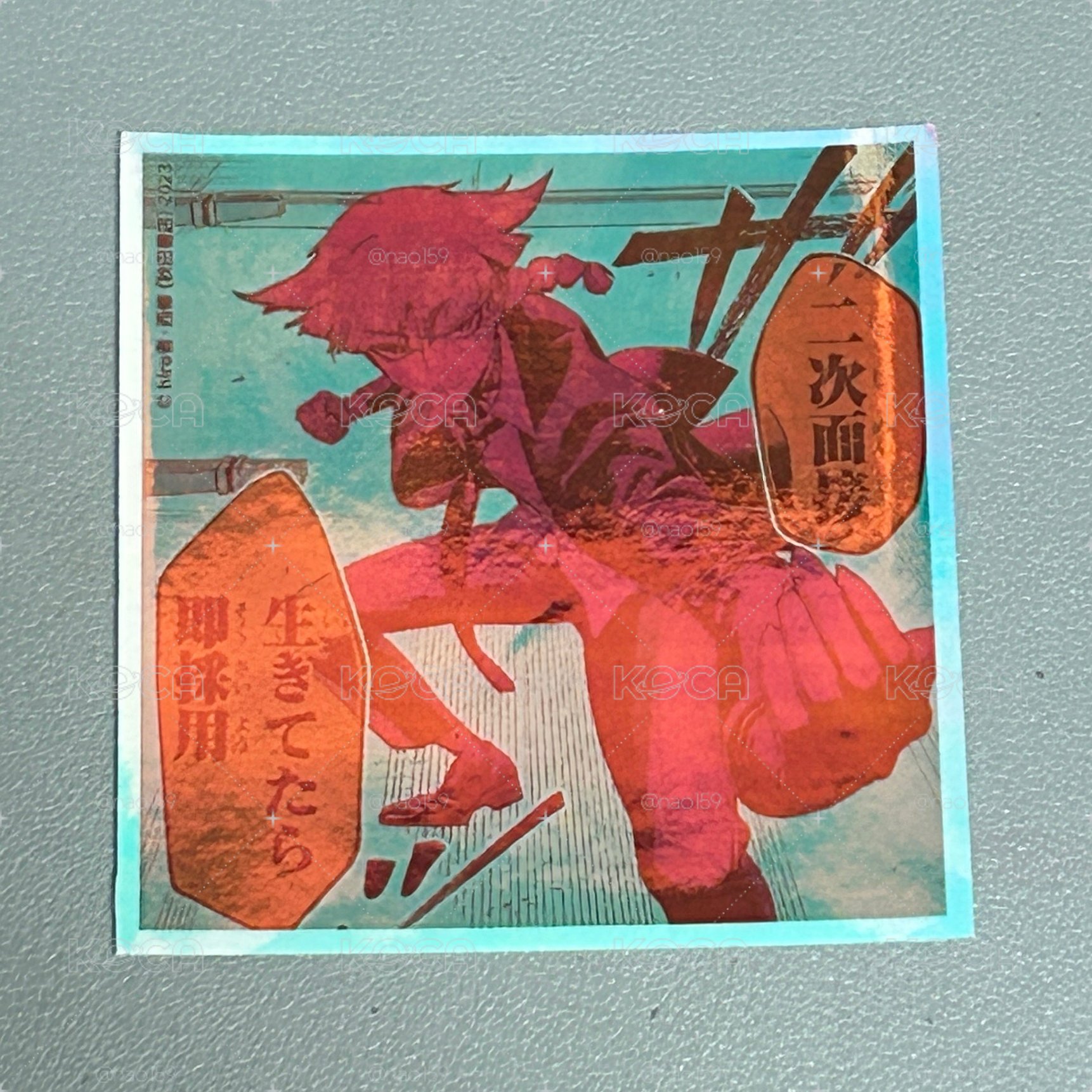入間同學入魔了！if魔手黨 animate cafe 雷射貼紙 歐佩拉