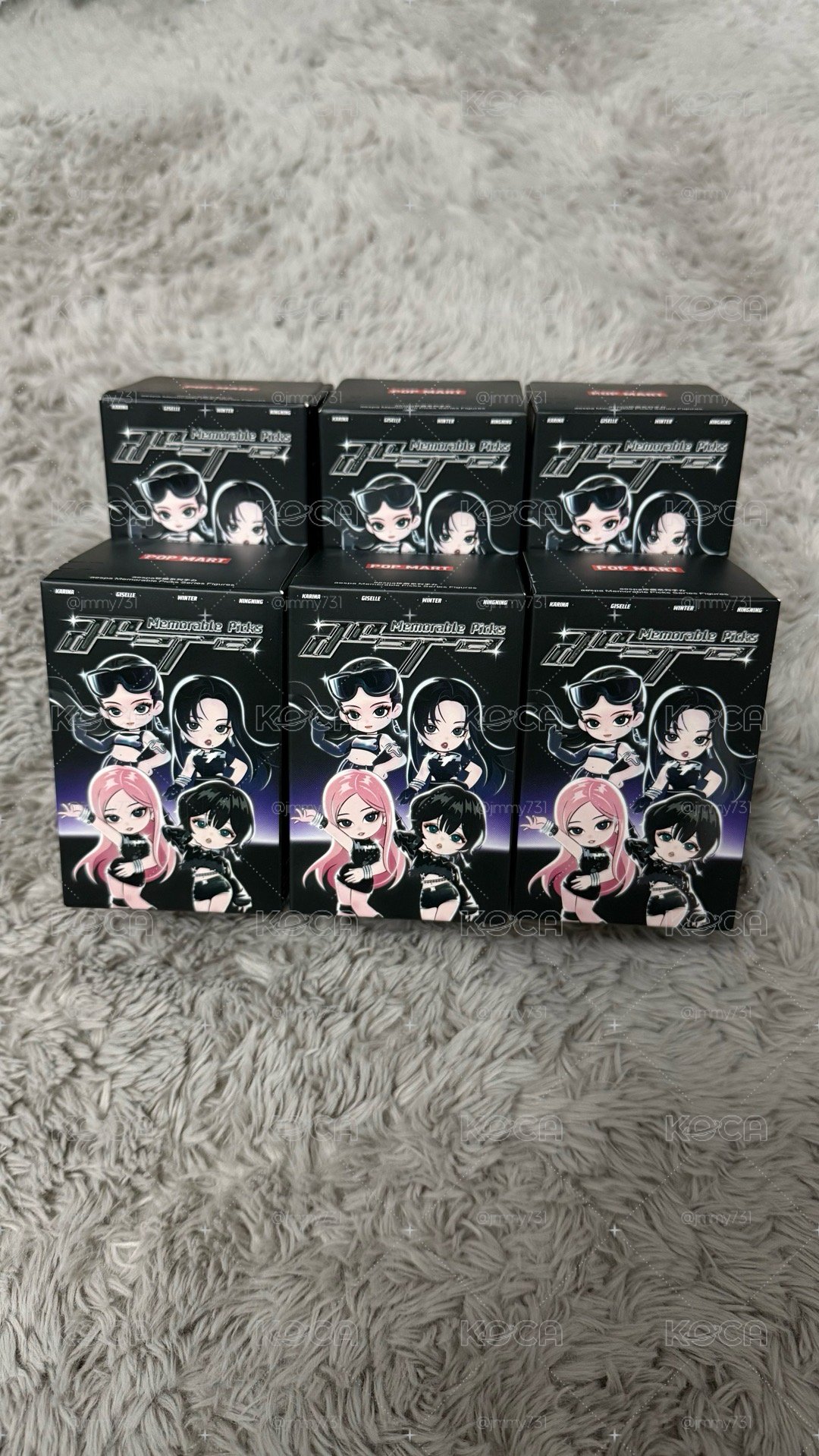 aespa X popmart 盲盒