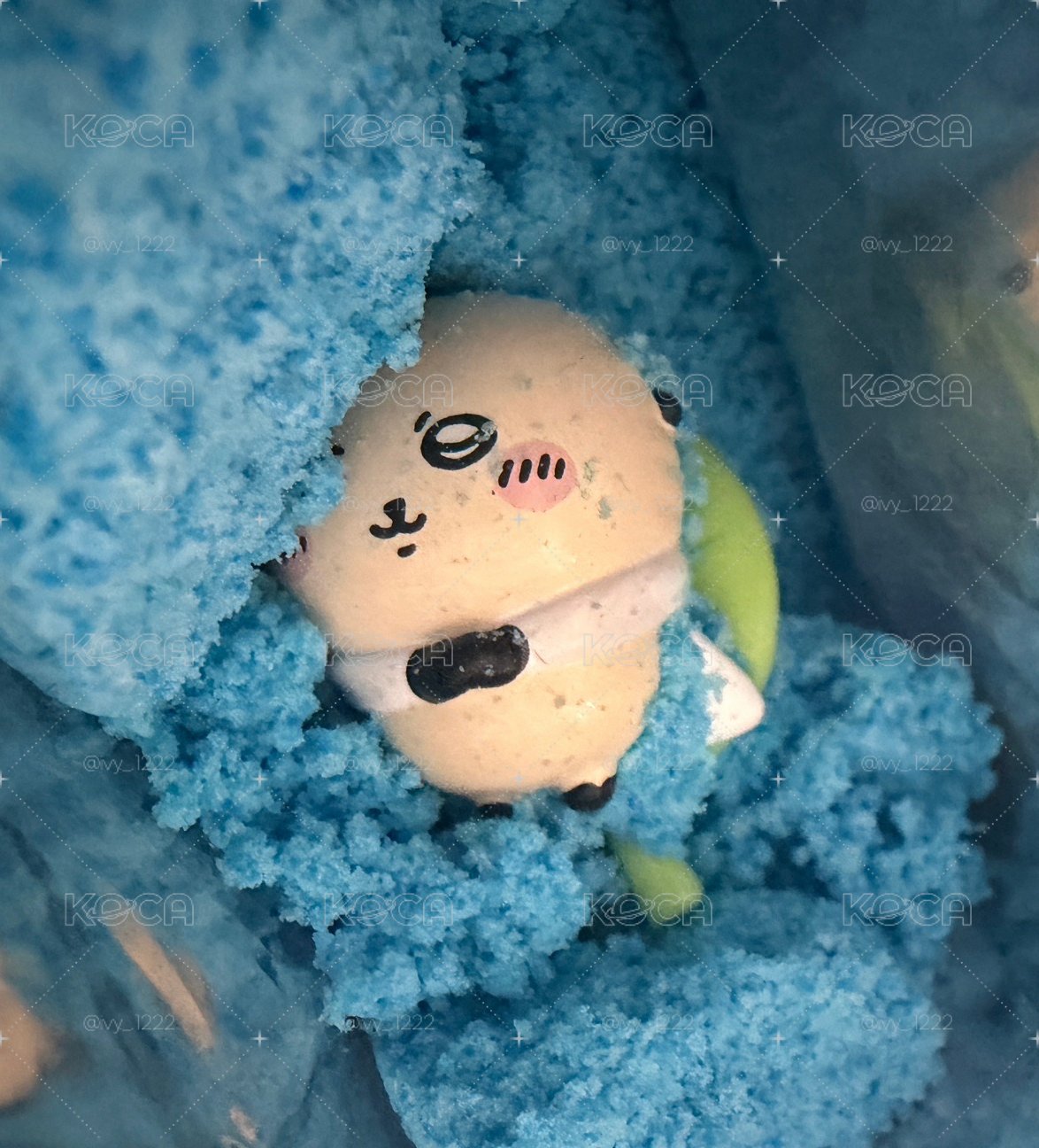 師傅沐浴球公仔 剛挖出來的