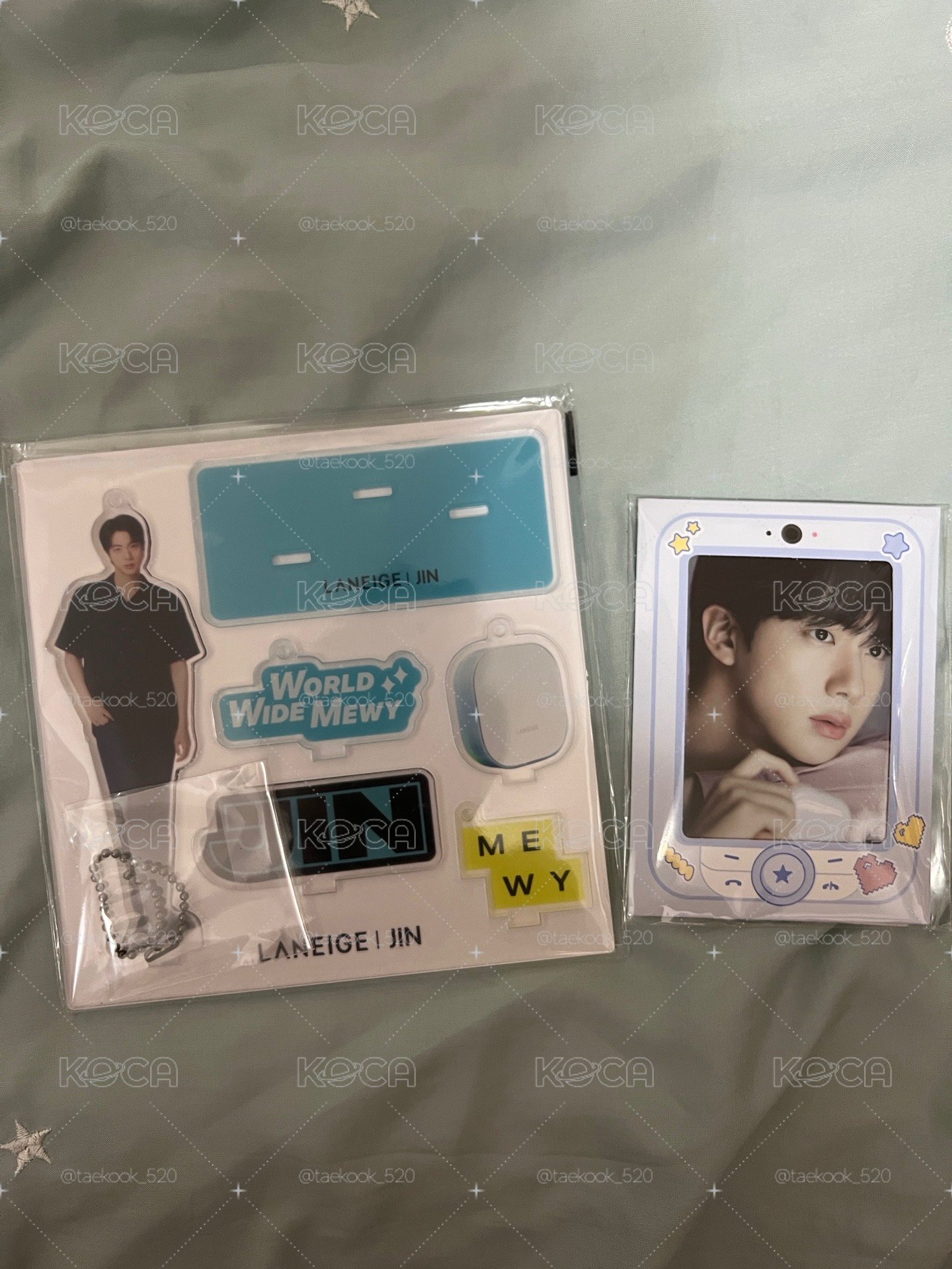 Laneige jin滿額贈禮（立牌+代言卡）