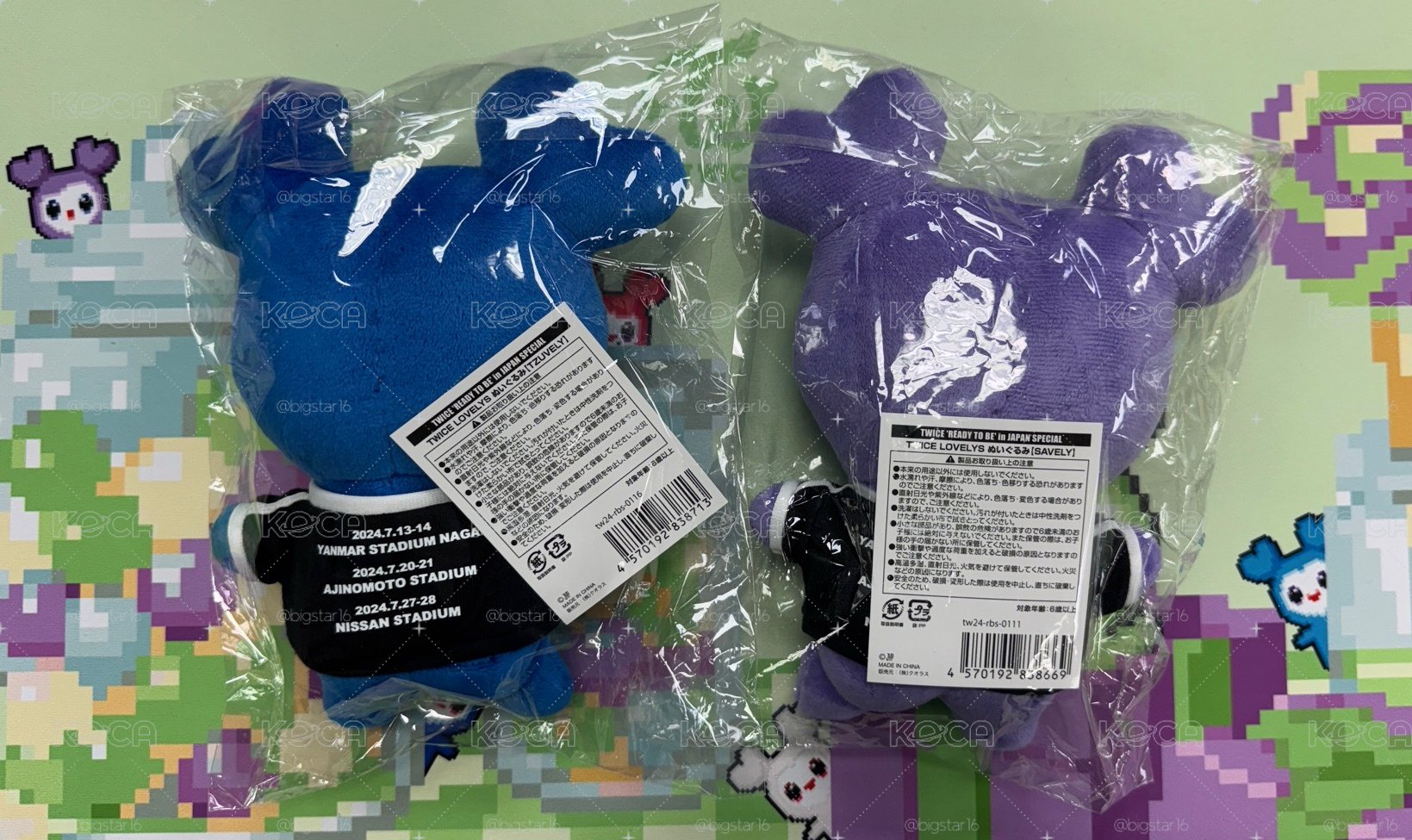 現貨速出！紗💜瑜💙RTB中娃