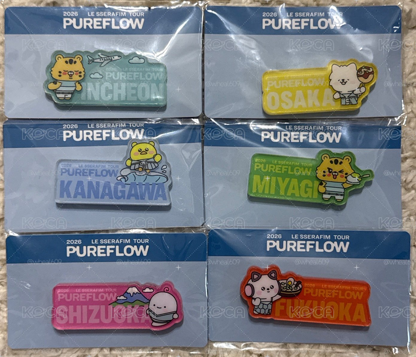 [現貨] 全套巡迴磁鐵 全新未拆