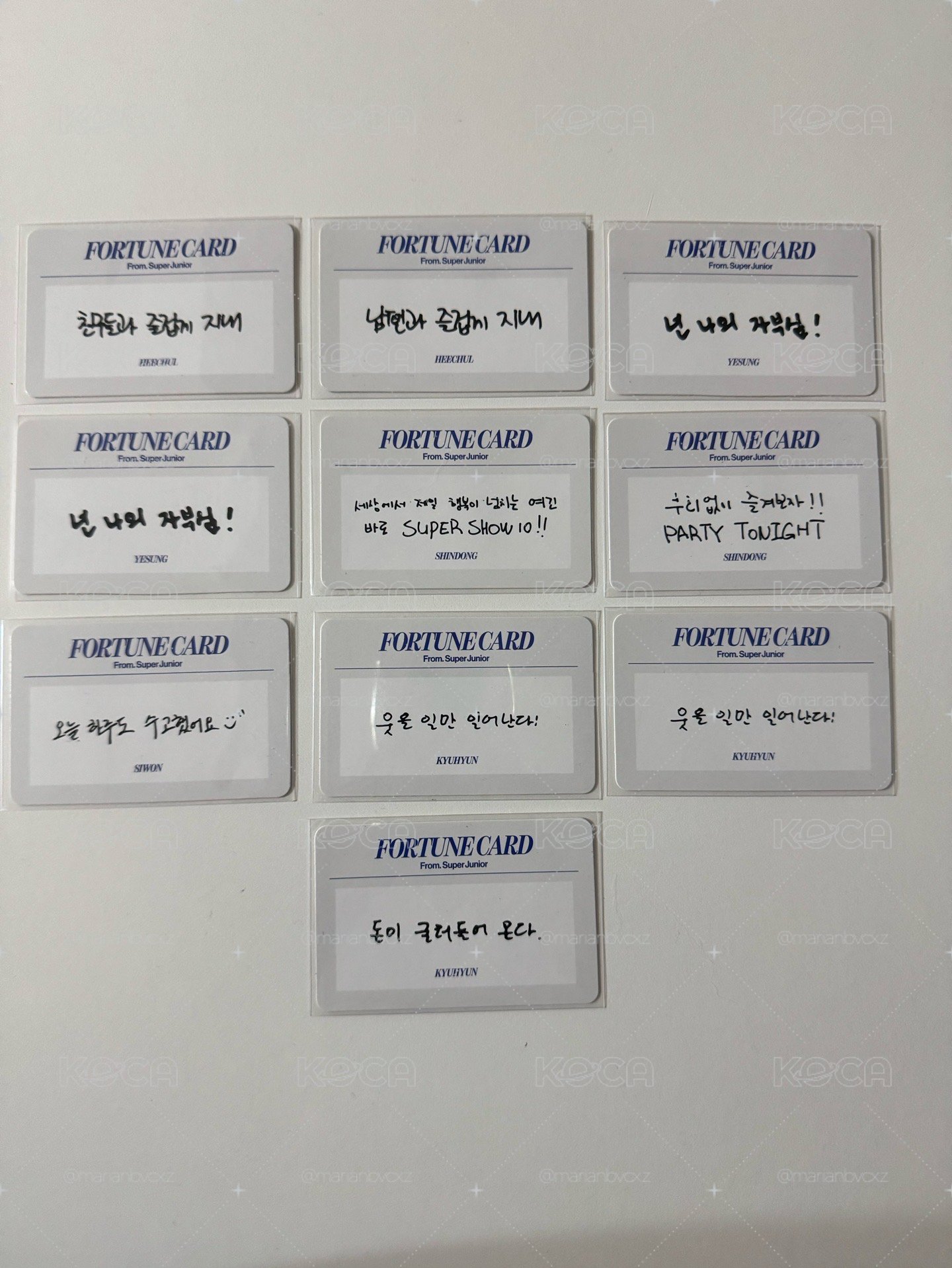 Super Junior SS10隨機卡包｜利特（共兩張，整圖出）（另可任選四張文字刮刮卡）