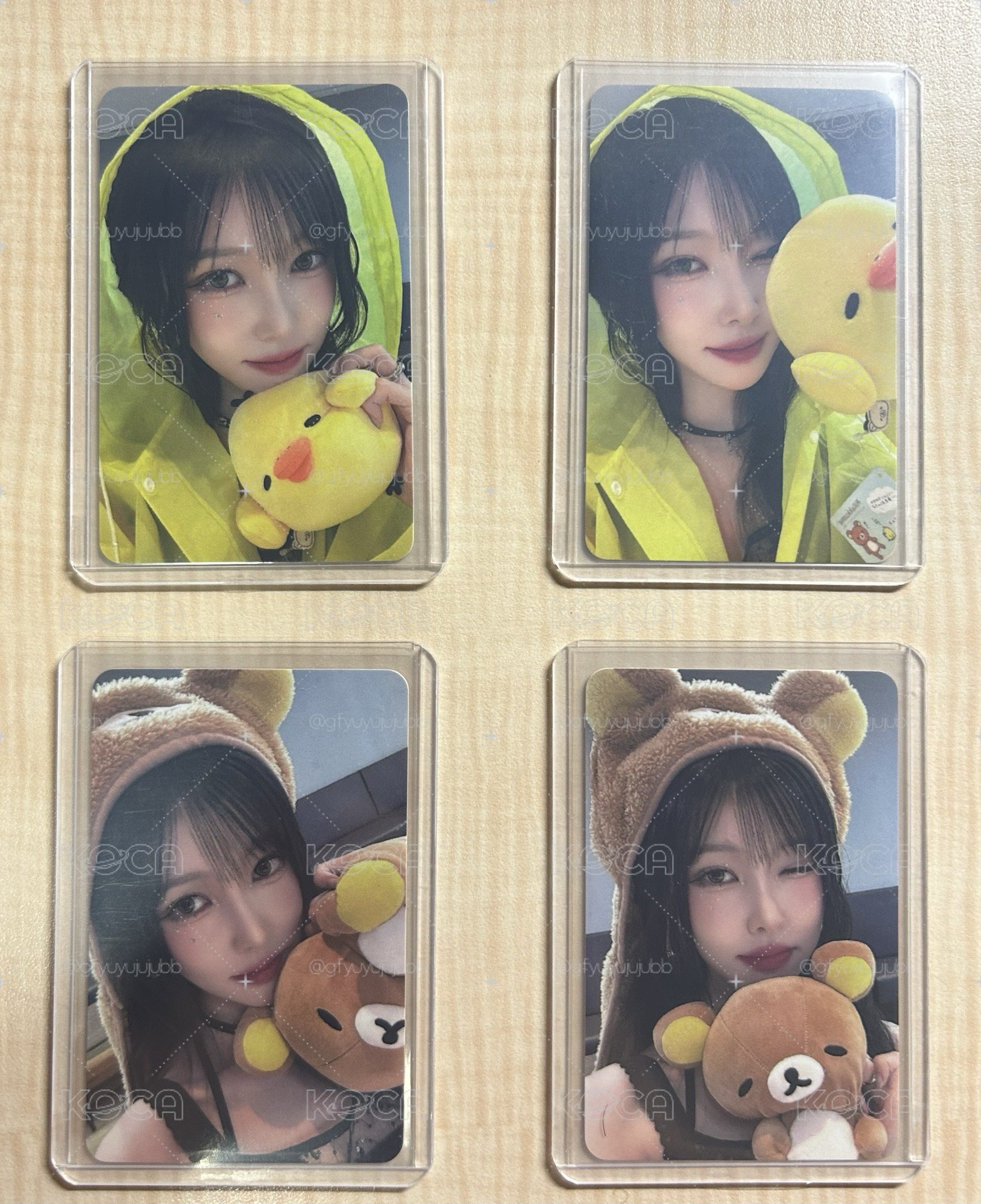 YUJU 拉拉熊 小雞 特典卡 